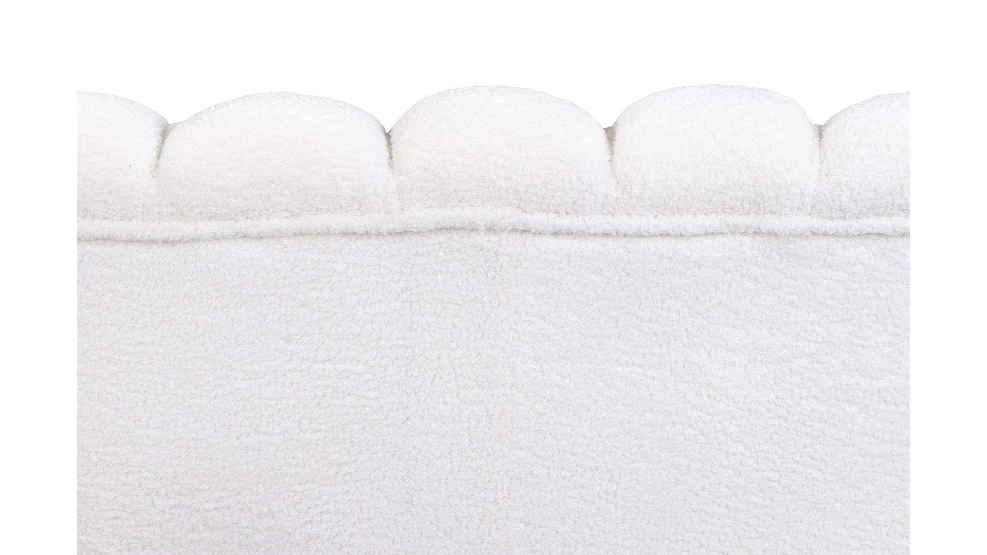 Комплект кресел и дивана ракушка Pearl Double White Boucle в интернет-магазине
