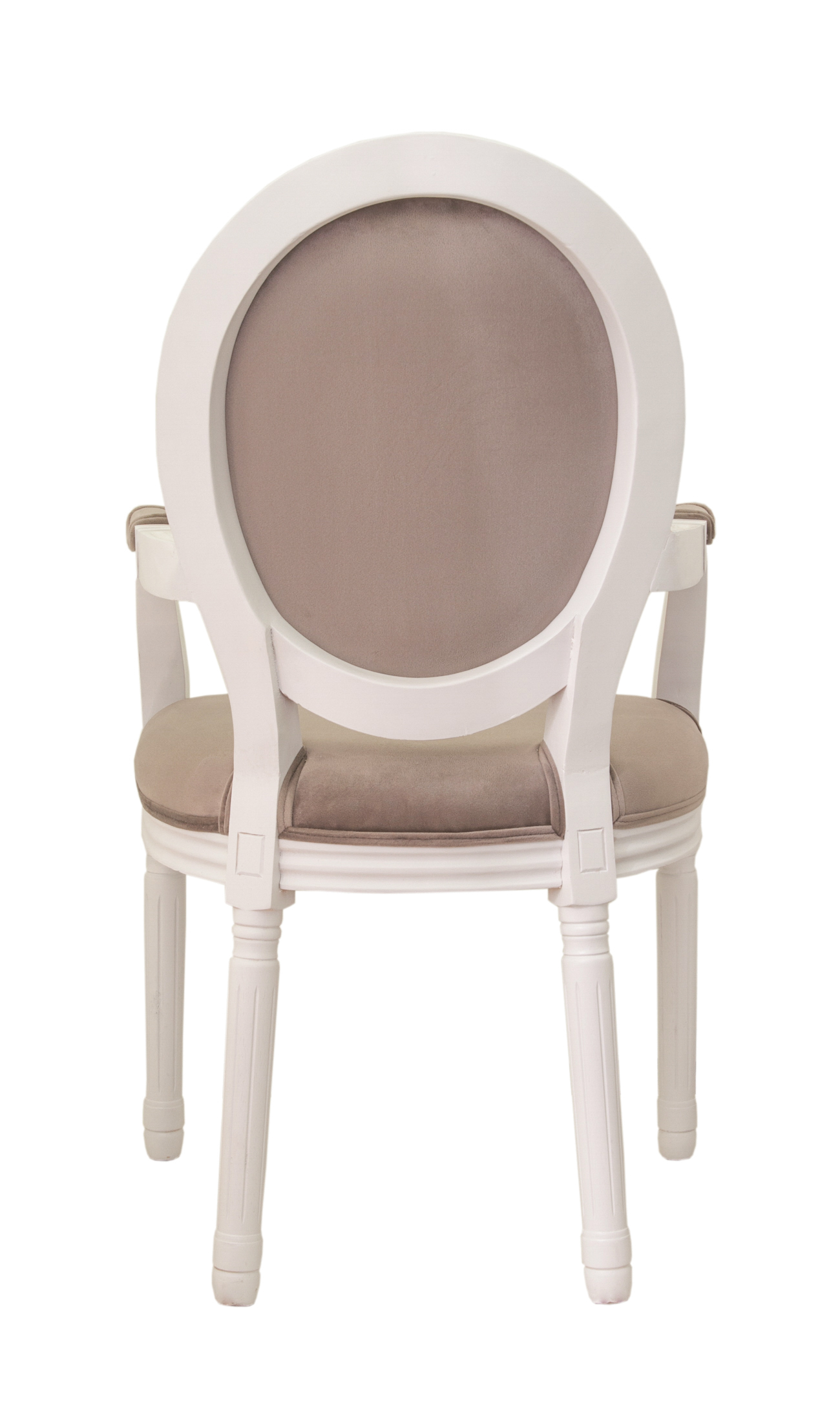 заказать Мягкий стул с подлокотниками Volker Arm Taupe