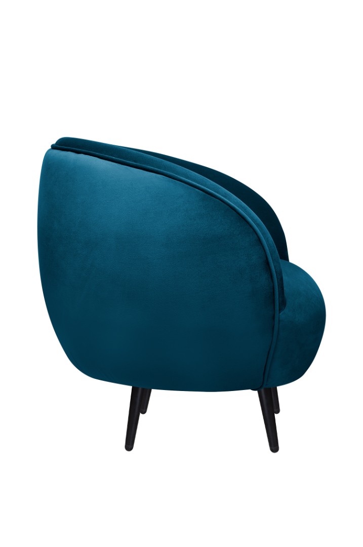 заказать Мягкое кресло Small Benee Izumrud на черных ножках