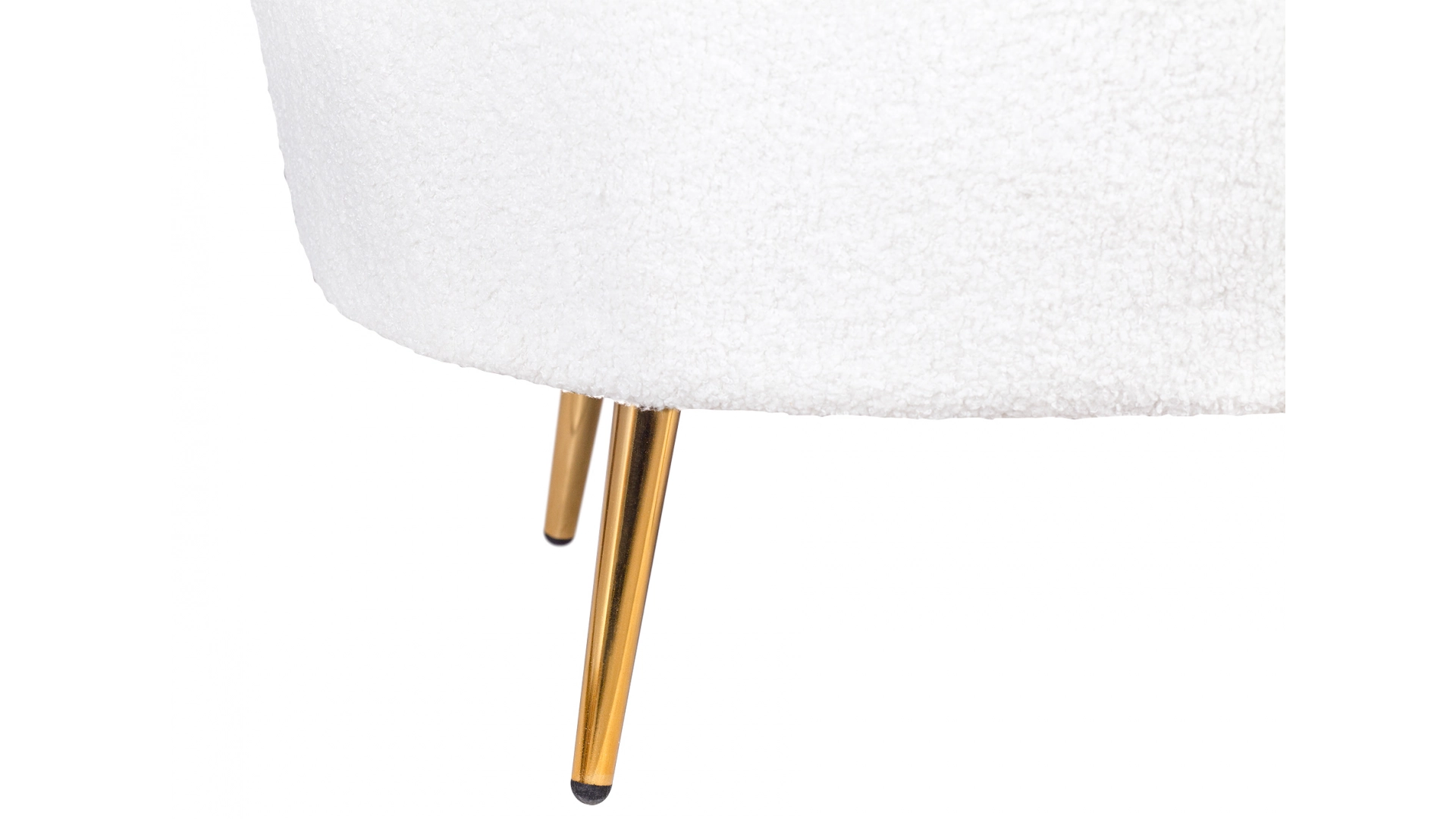 Комплект кресел ракушка Pearl White Boucle в интерьере