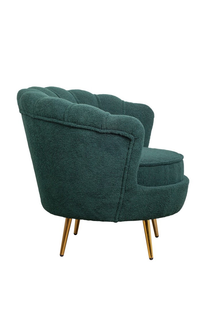 заказать Низкое кресло Pearl Green Boucle