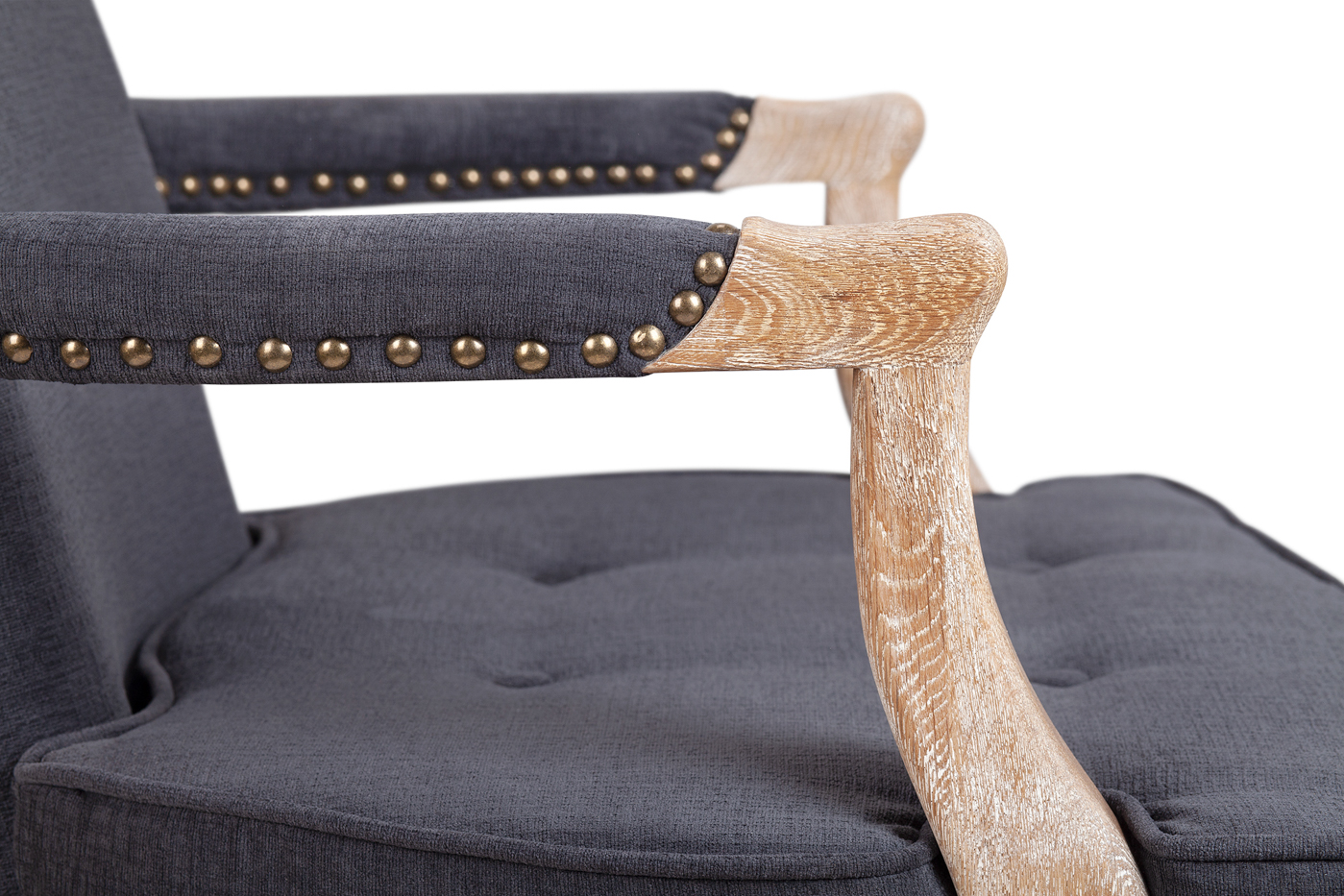 Мягкое полукресло с подлокотниками Anver Oak Grey в интерьере