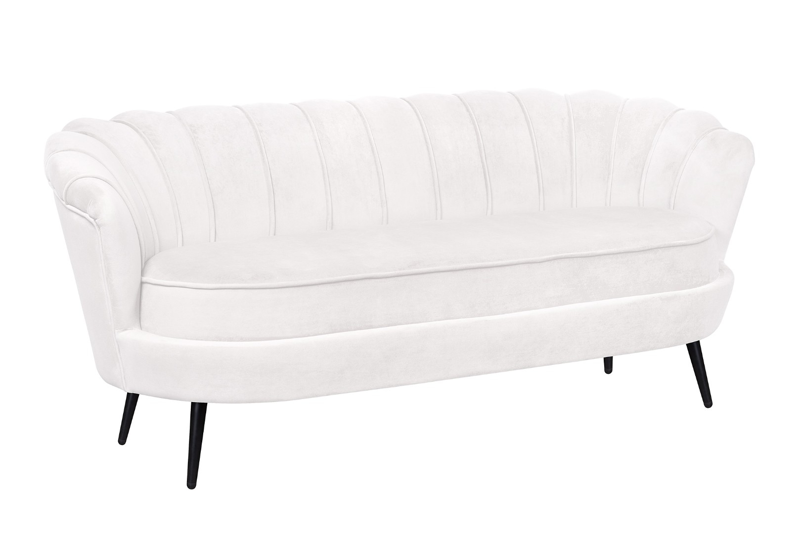 купить Диван ракушка Pearl Triple Beige на черных ножках