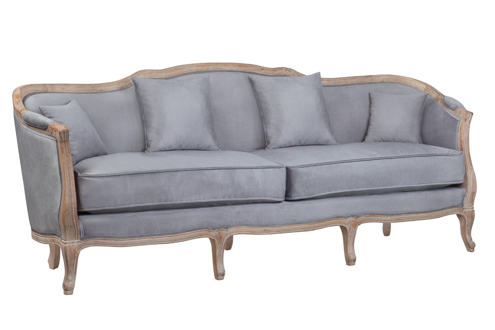 купить Прямой диван Darcy 3 серый