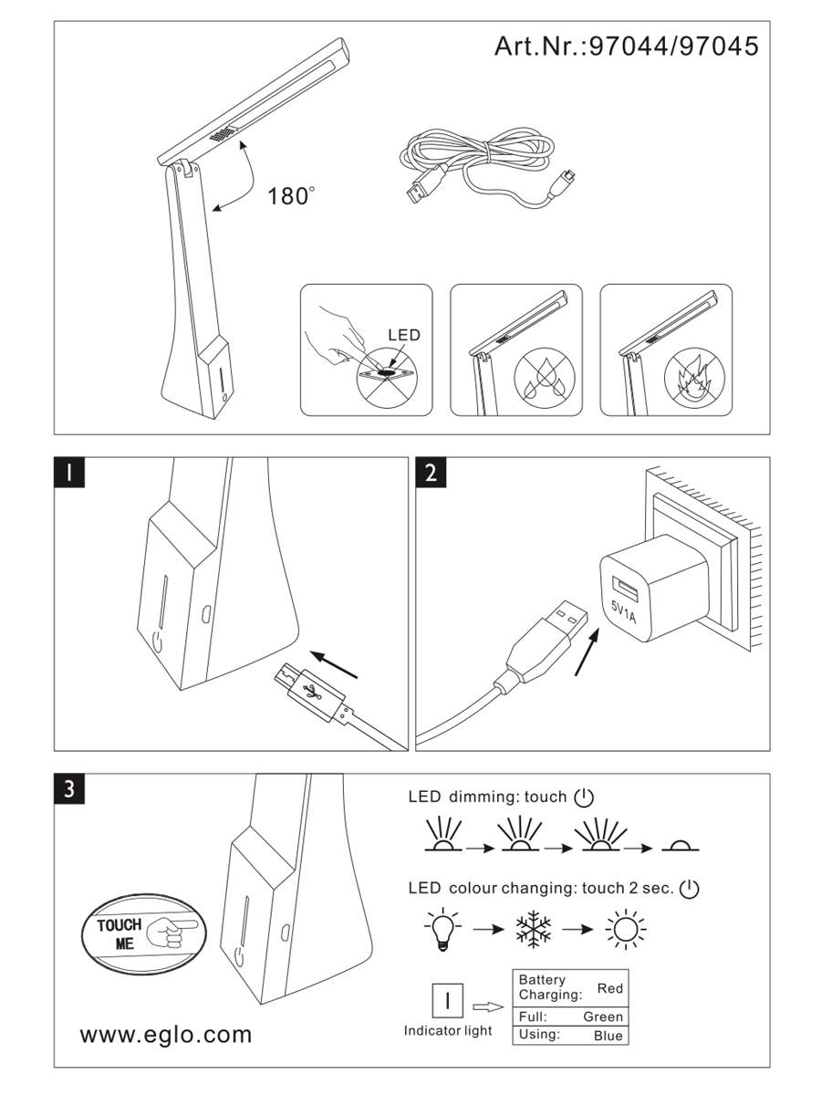 купить 97044 Настольная лампа светодиодная диммируемая LA SECA