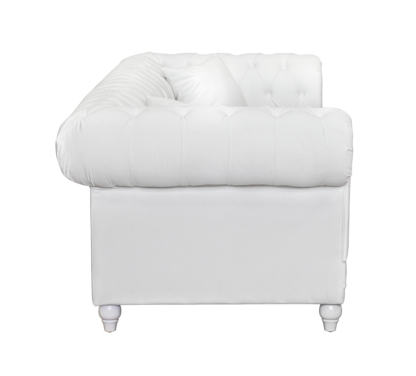 заказать Трехместный прямой диван мягкий арт-деко Neylan белый