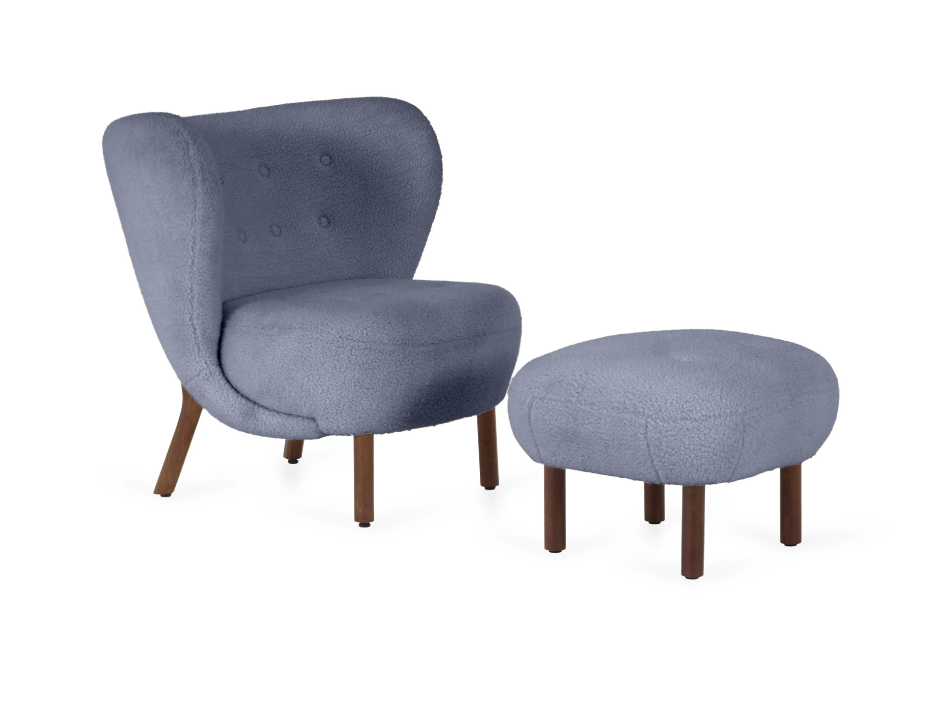 фото Пуф Lounge Wood в интерьере