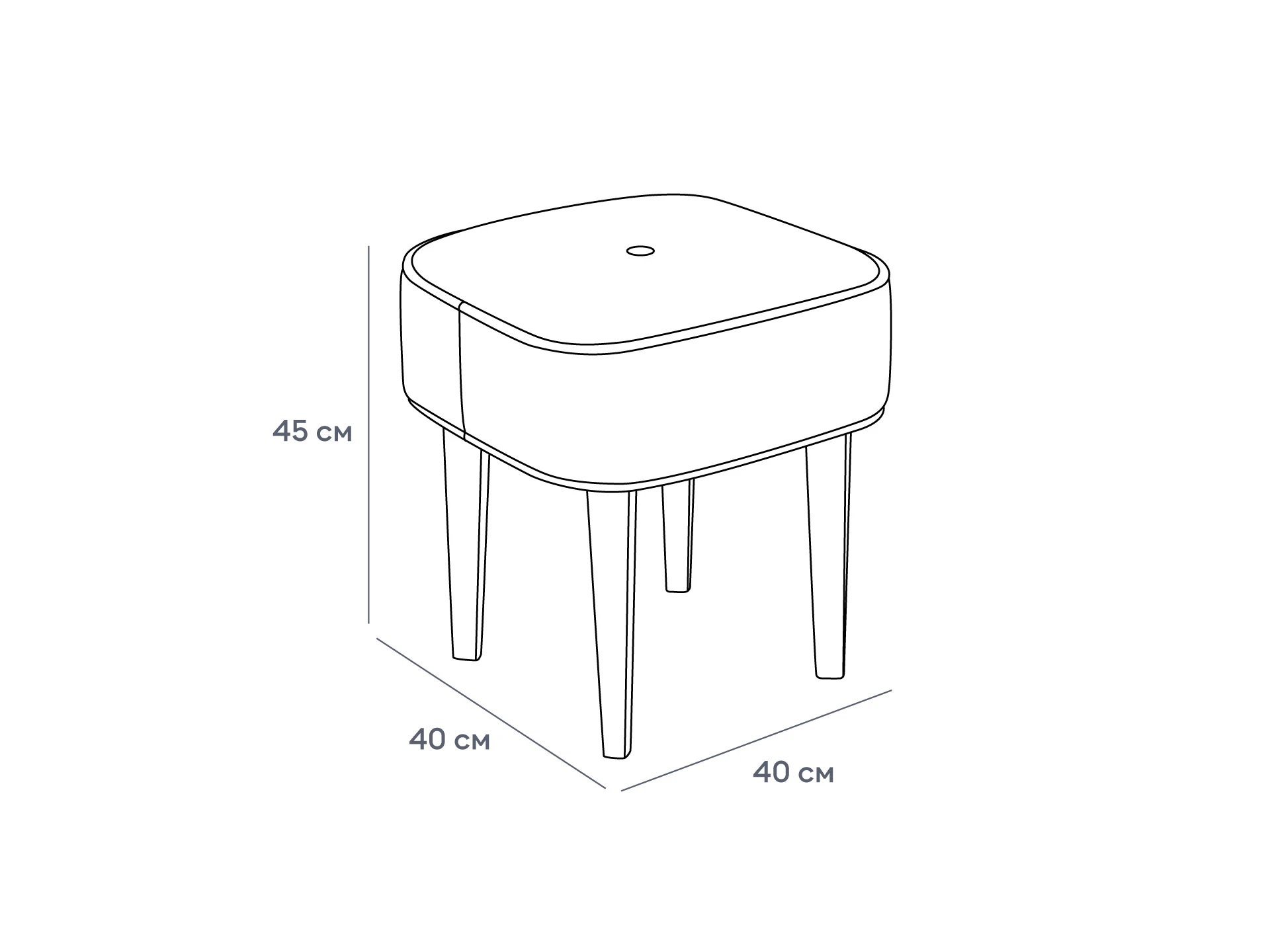 Табурет Handy SQ в интерьере
