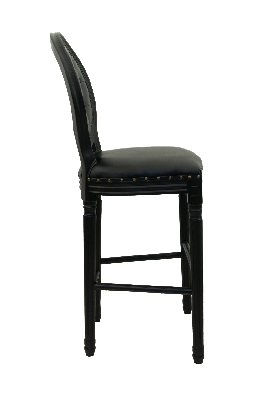 купить Дизайнерский барный стул Filon Button Black