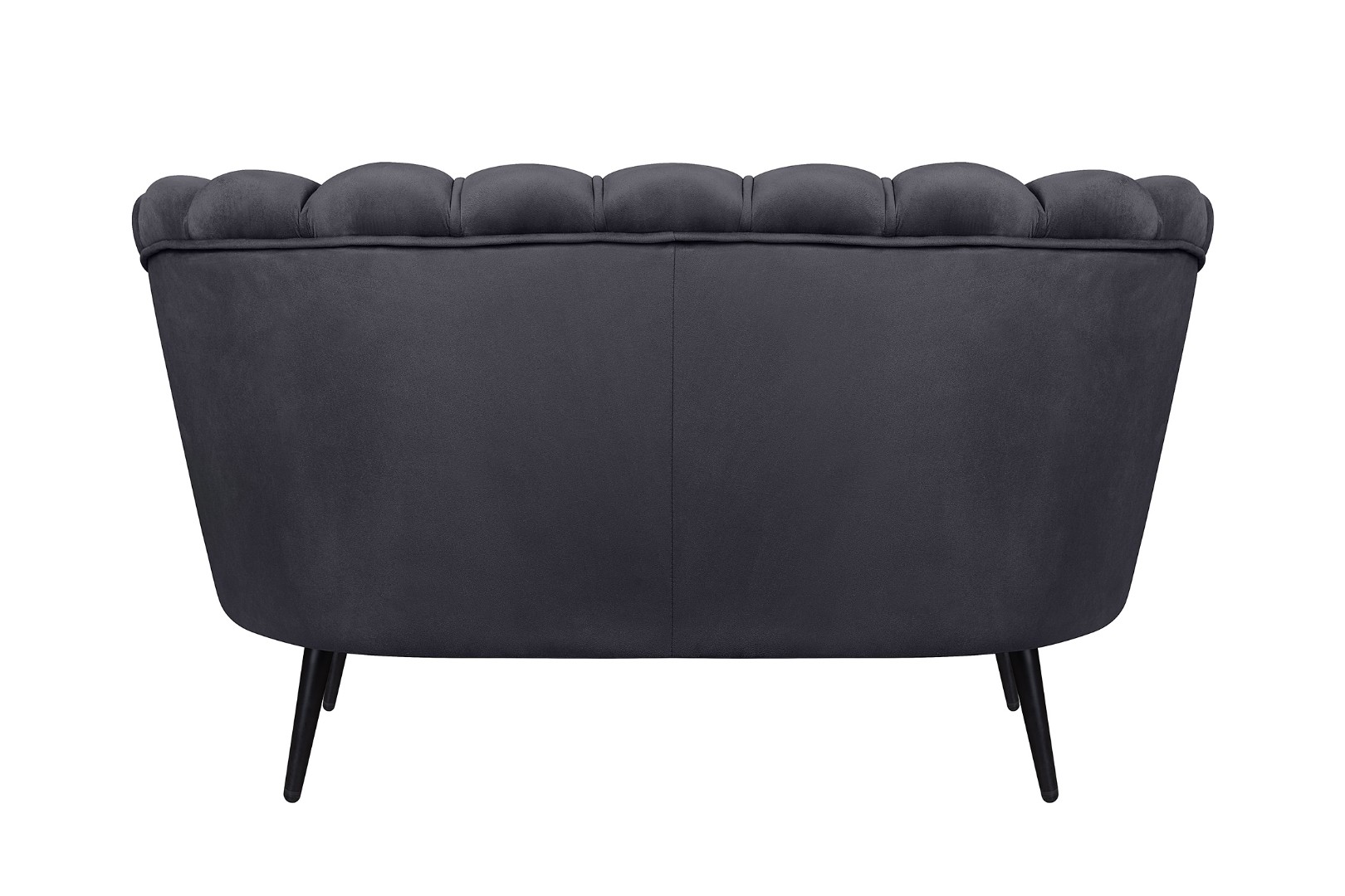 Дизайнерский диван Pearl Double Black на черных ножках в интернет-магазине