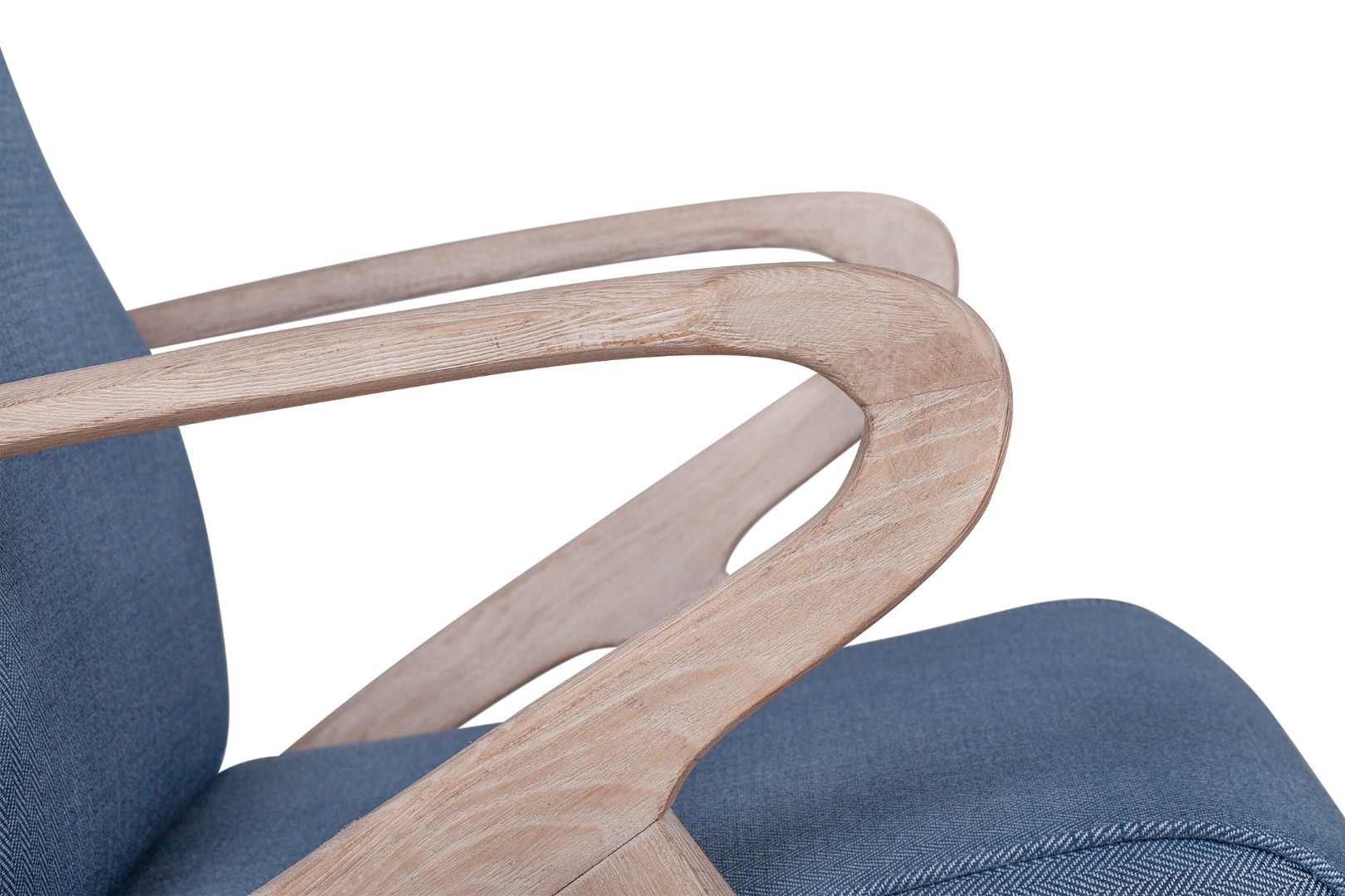 фото Низкое кресло Fobos blue в интерьере