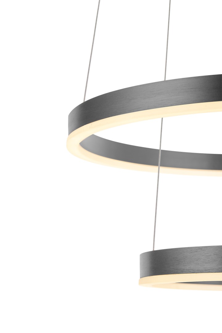 фото Люстра Orblaze 2 rings 1000 black