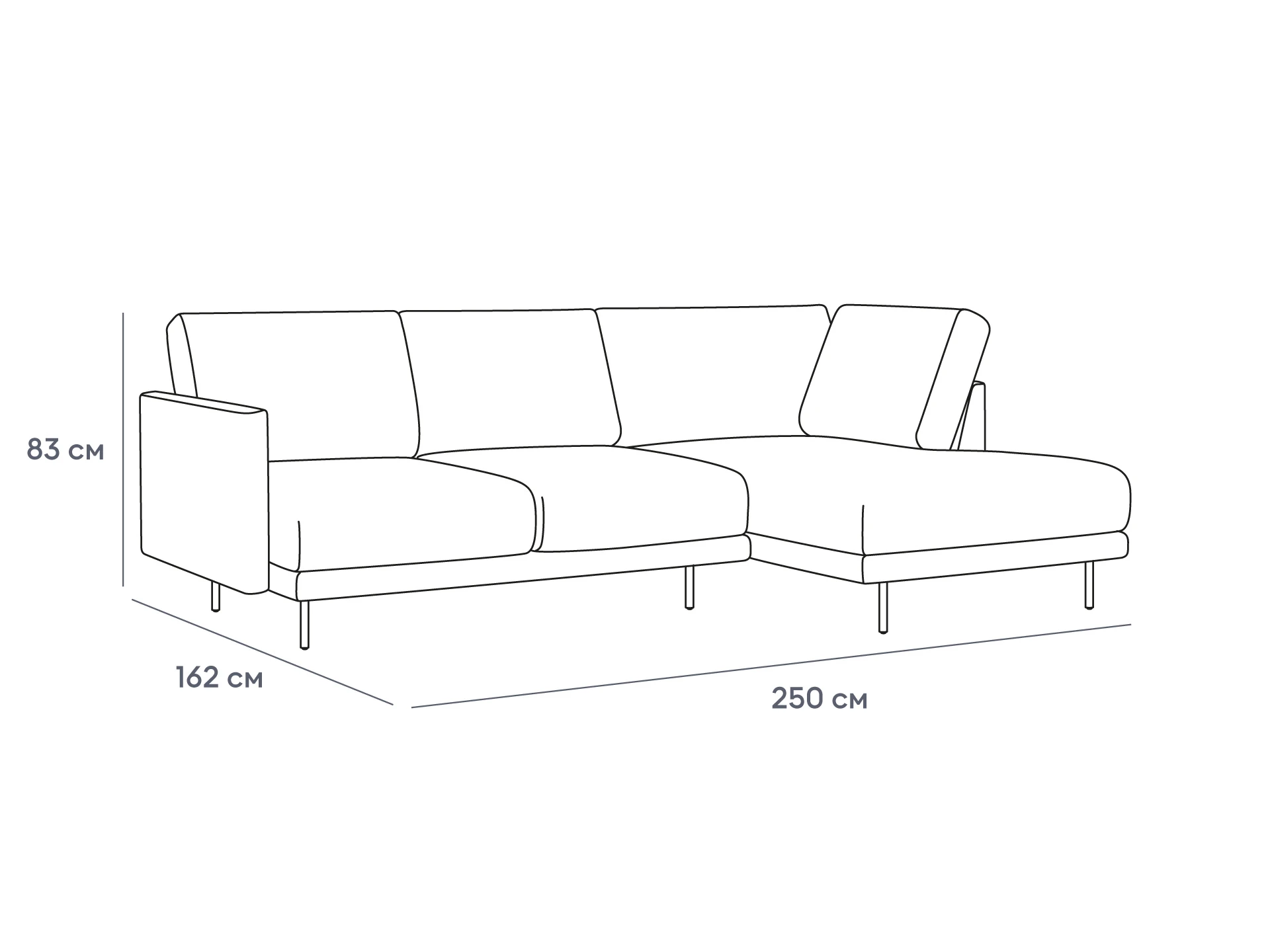 купить Диван Ricadi угловой в интернет-магазине