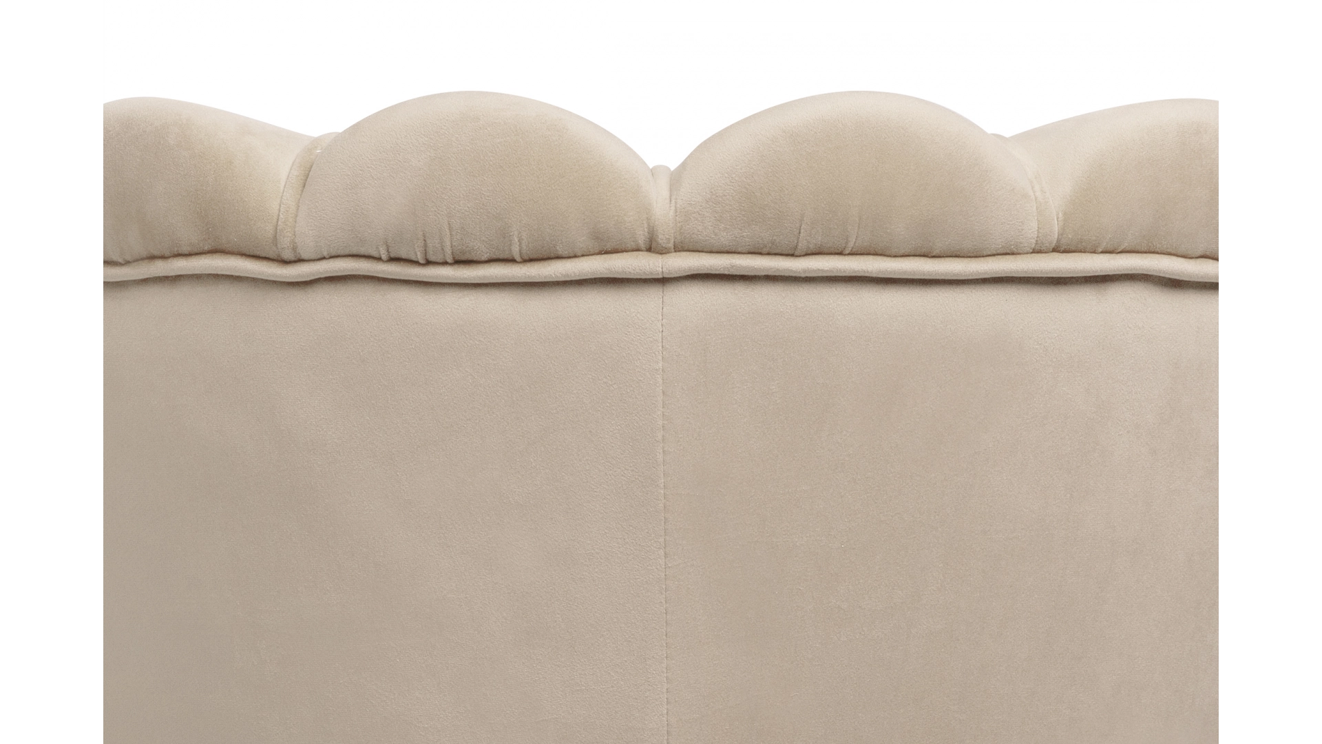 Кресло с пуфом ракушка Pearl Taupe в интернет-магазине