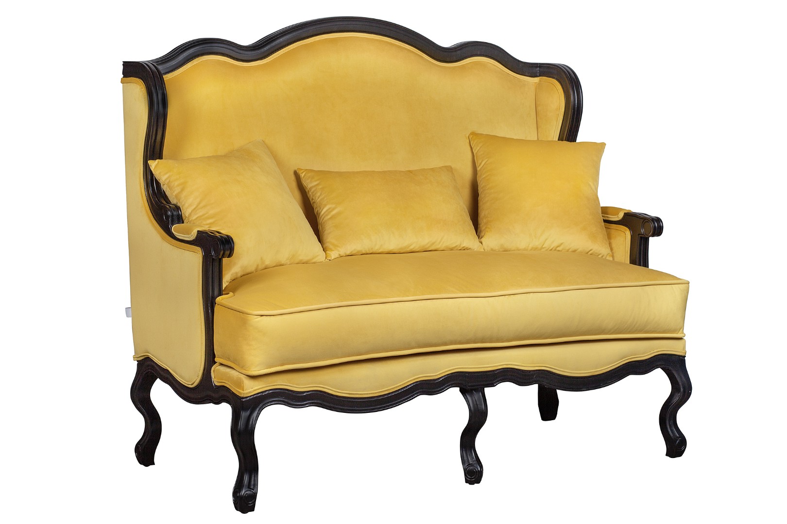 купить Двухместный дизайнерский диван Brody Double yellow в Москве купить Двухместный дизайнерский диван Brody Double yellow