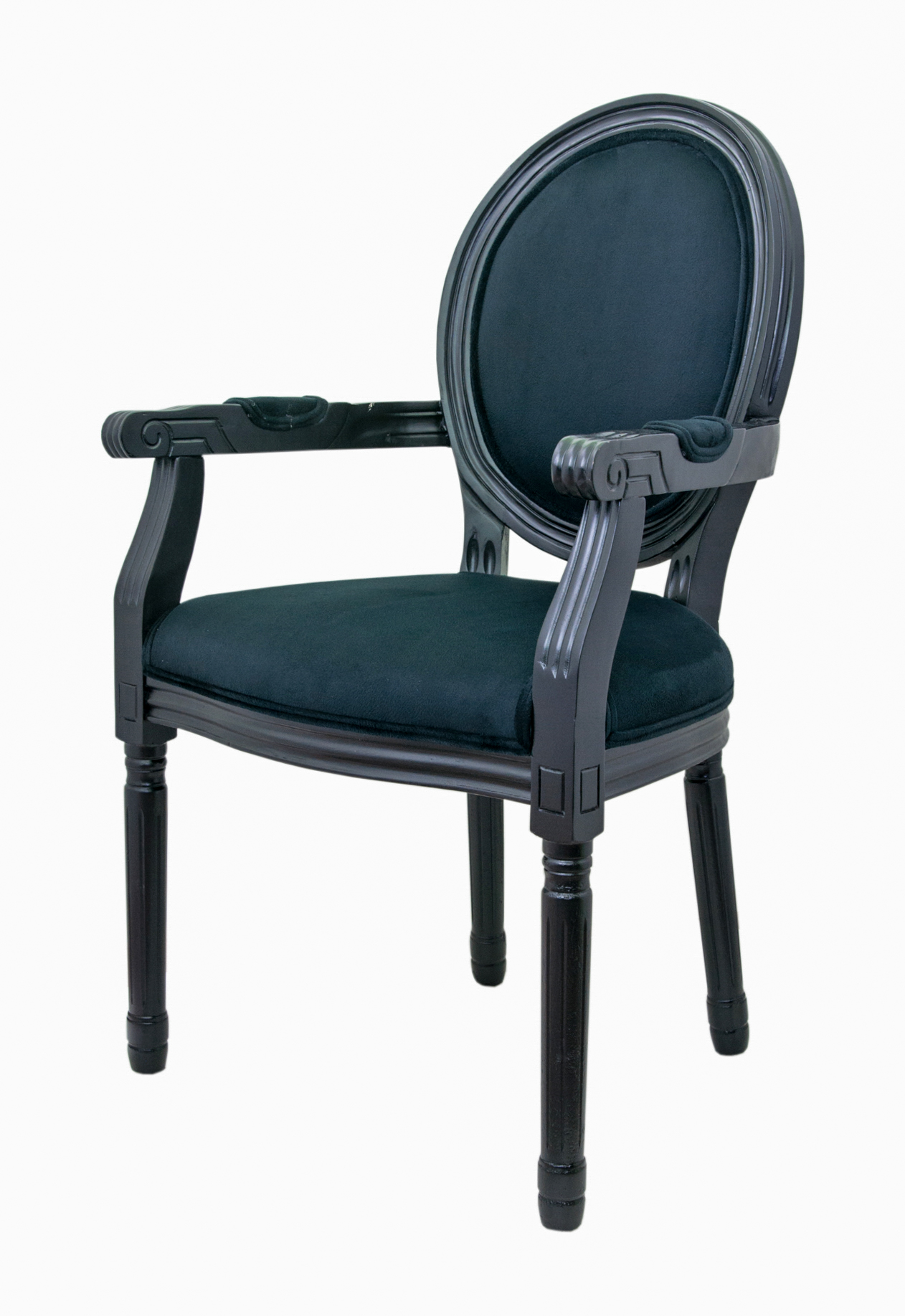 Мягкий стул с подлокотниками Volker Arm Black в интернет-магазине в Москве Мягкий стул с подлокотниками Volker Arm Black в интернет-магазине