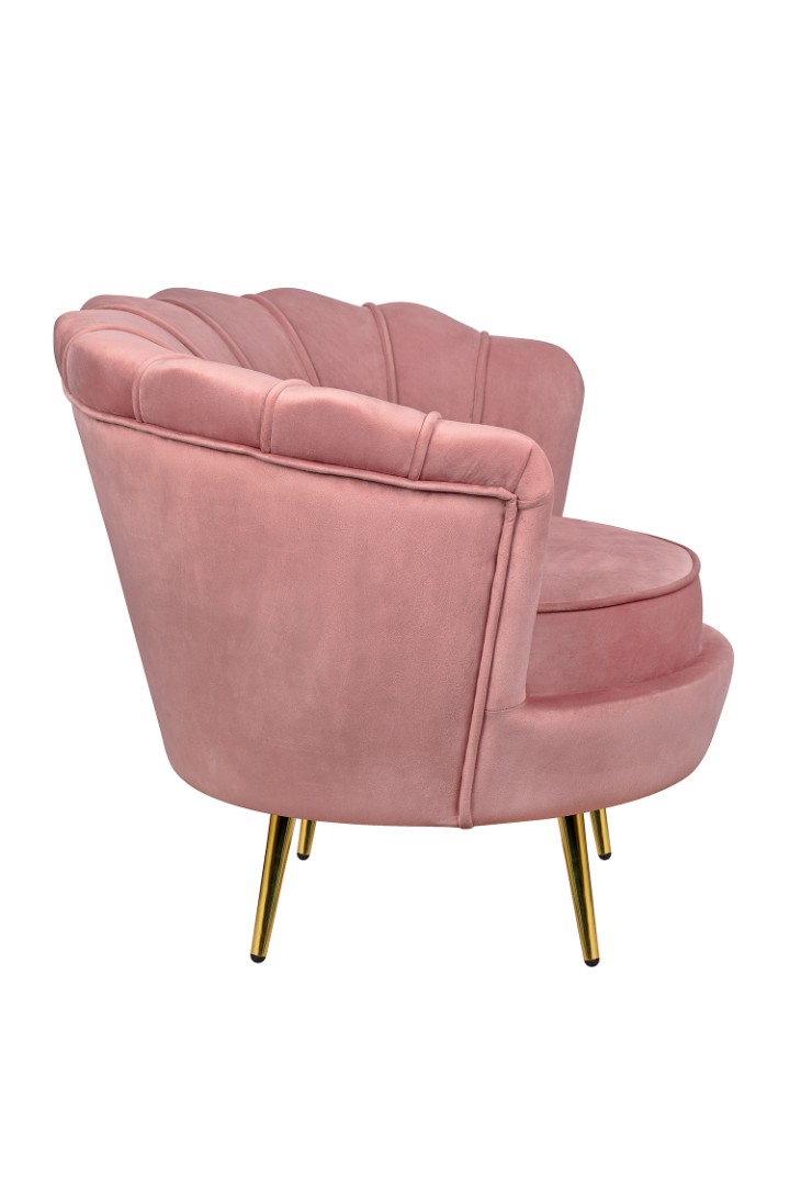 заказать Низкое кресло ракушка Pearl Pink V3