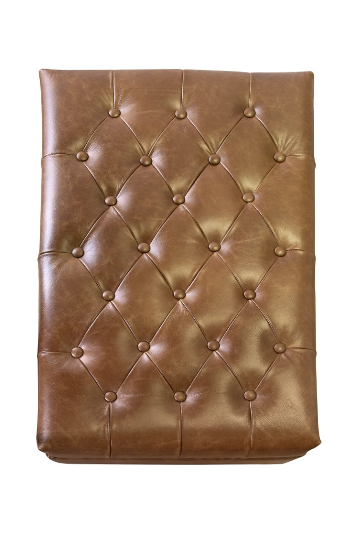 Банкетка Karo Brown leather в интерьере