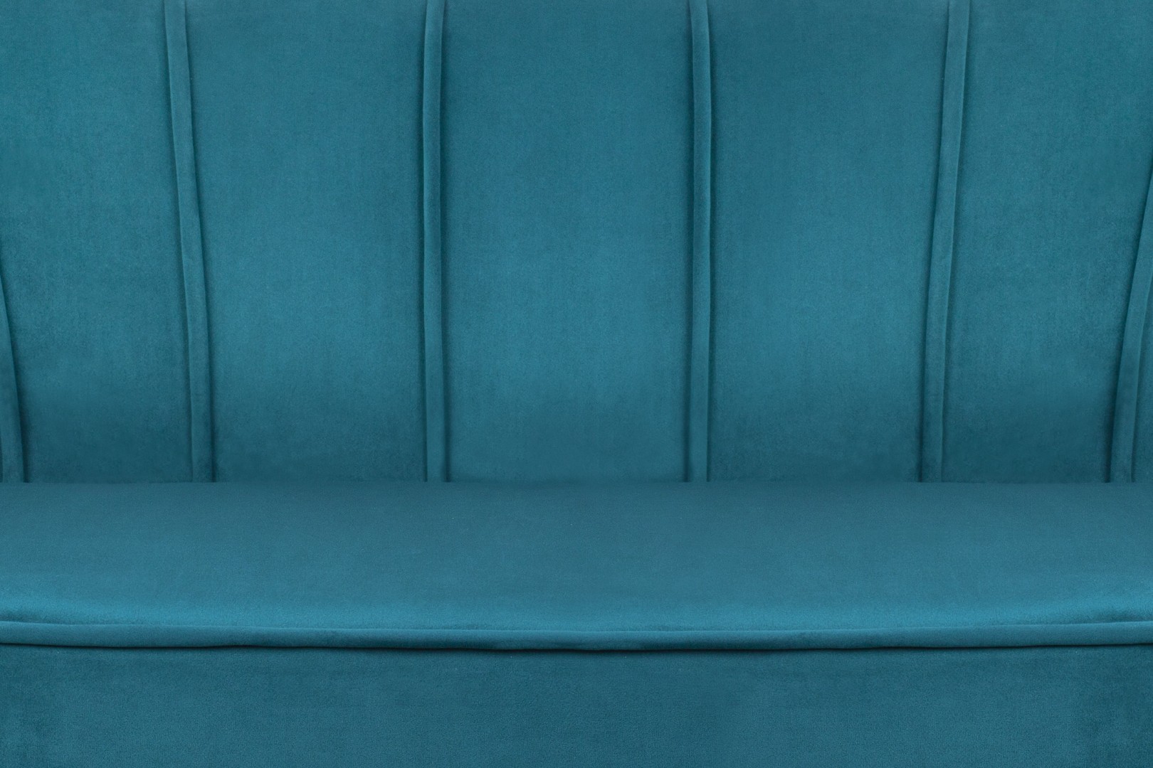 фото Диван для гостиниц Pearl Triple Marine Velvet на черных ножках