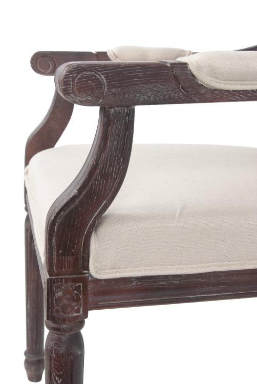 фото Мягкий стул с подлокотниками Wilton