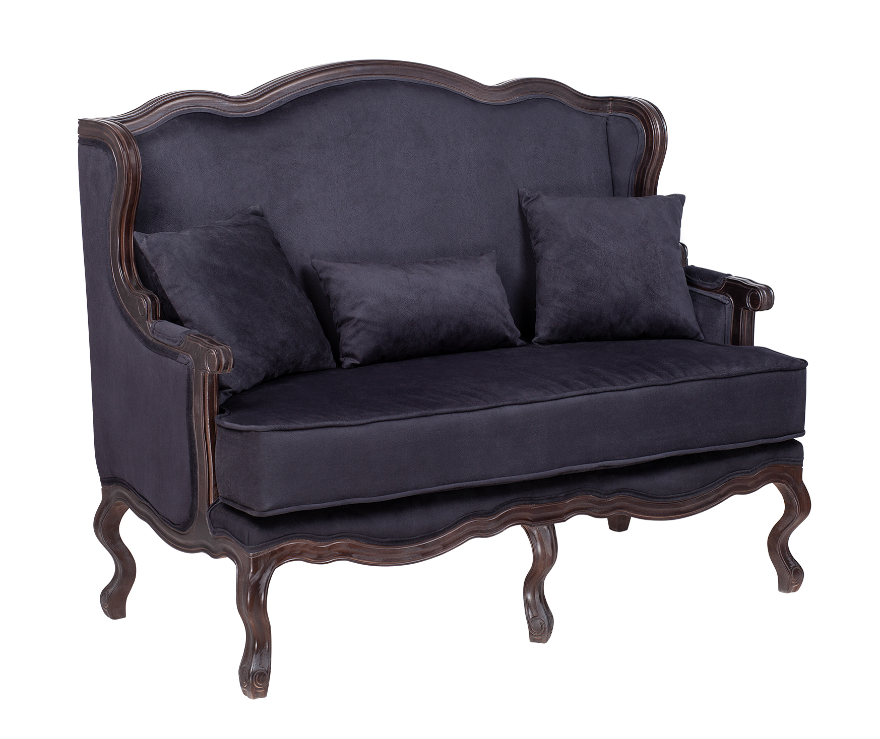 купить Двухместный дизайнерский диван Brody Double Black