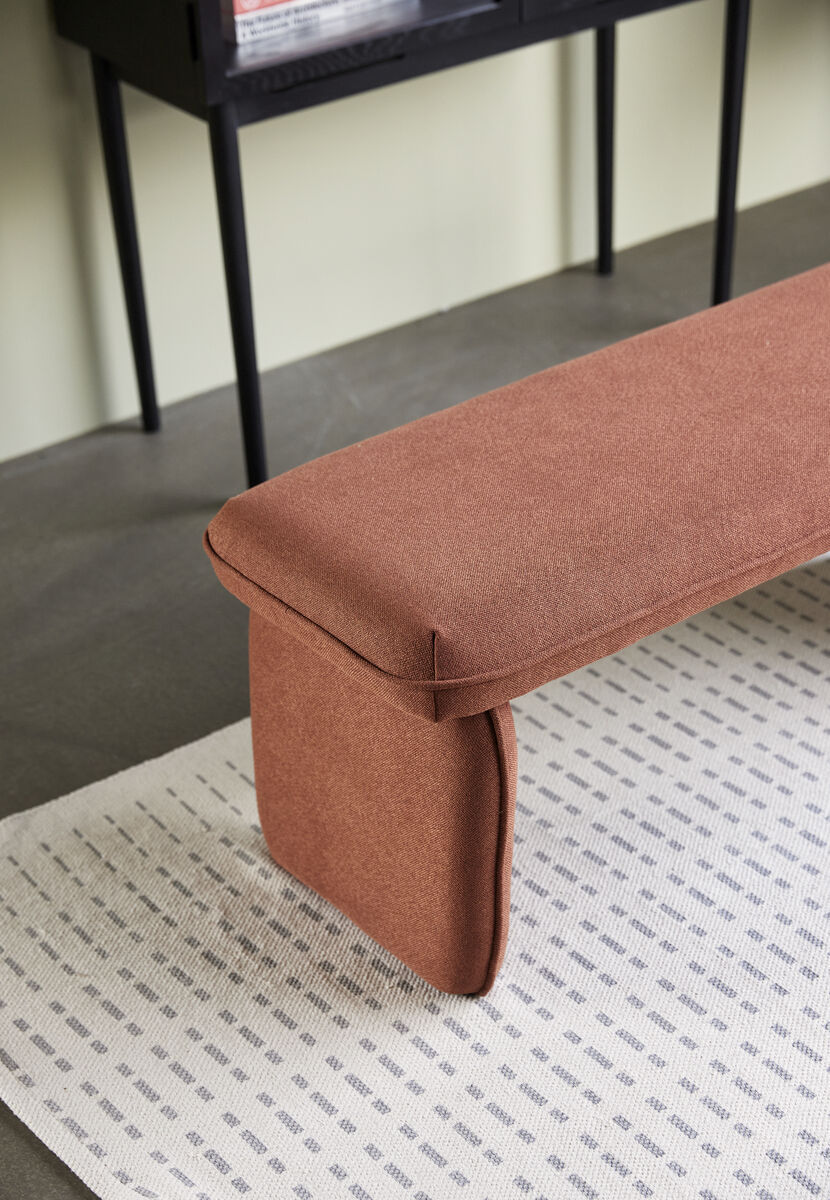 заказать БАНКЕТКА HUBSCH, ПОЛИЭСТЕР, ОРАНЖЕВЫЙ