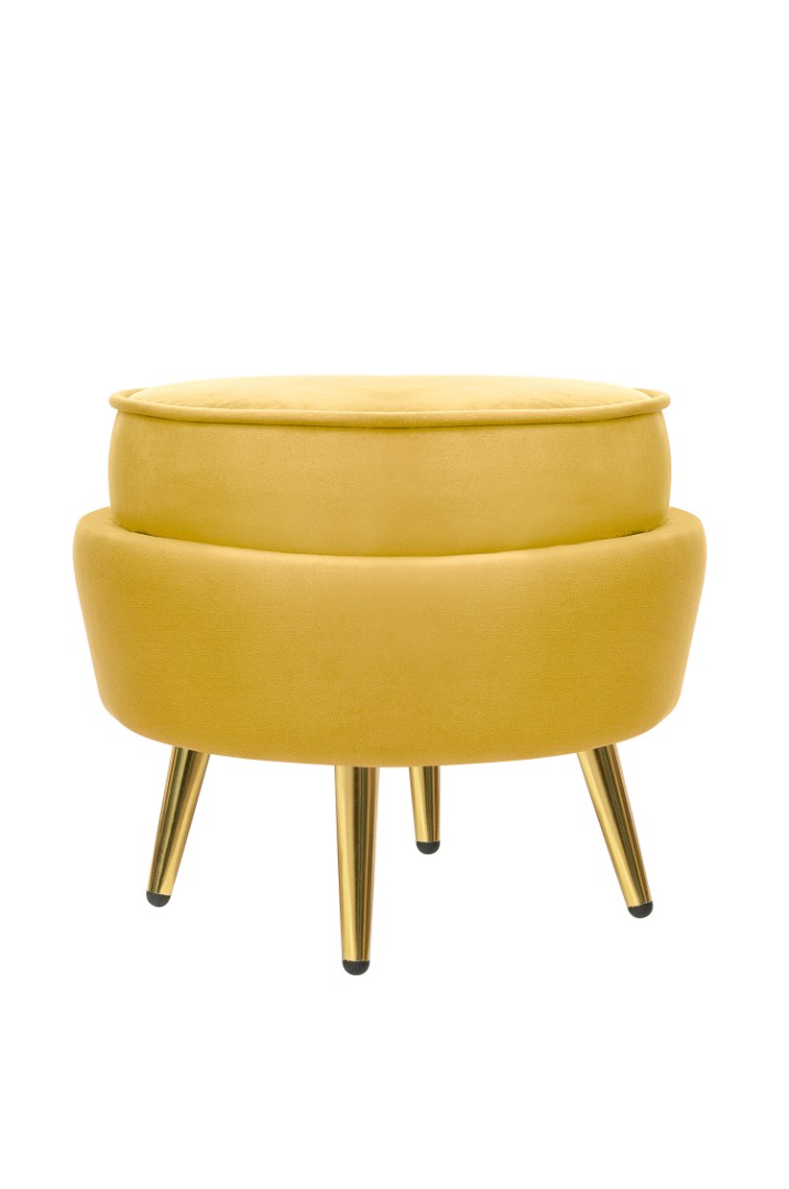 купить Пуф Pearl Adorn Yellow