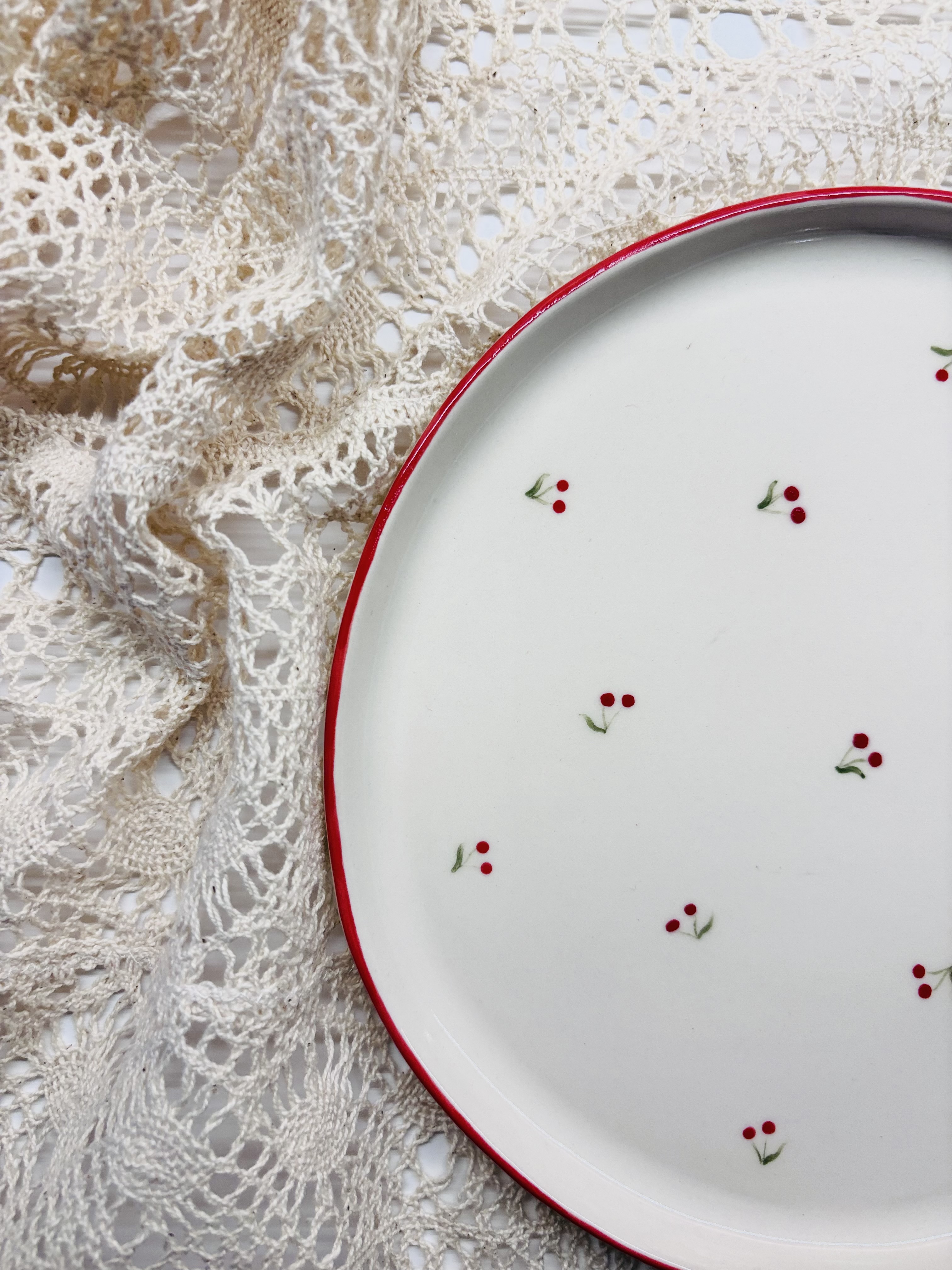 заказать Тарелка "Вишневая" диаметр 19см в Москве заказать Тарелка "Вишневая" диаметр 19см