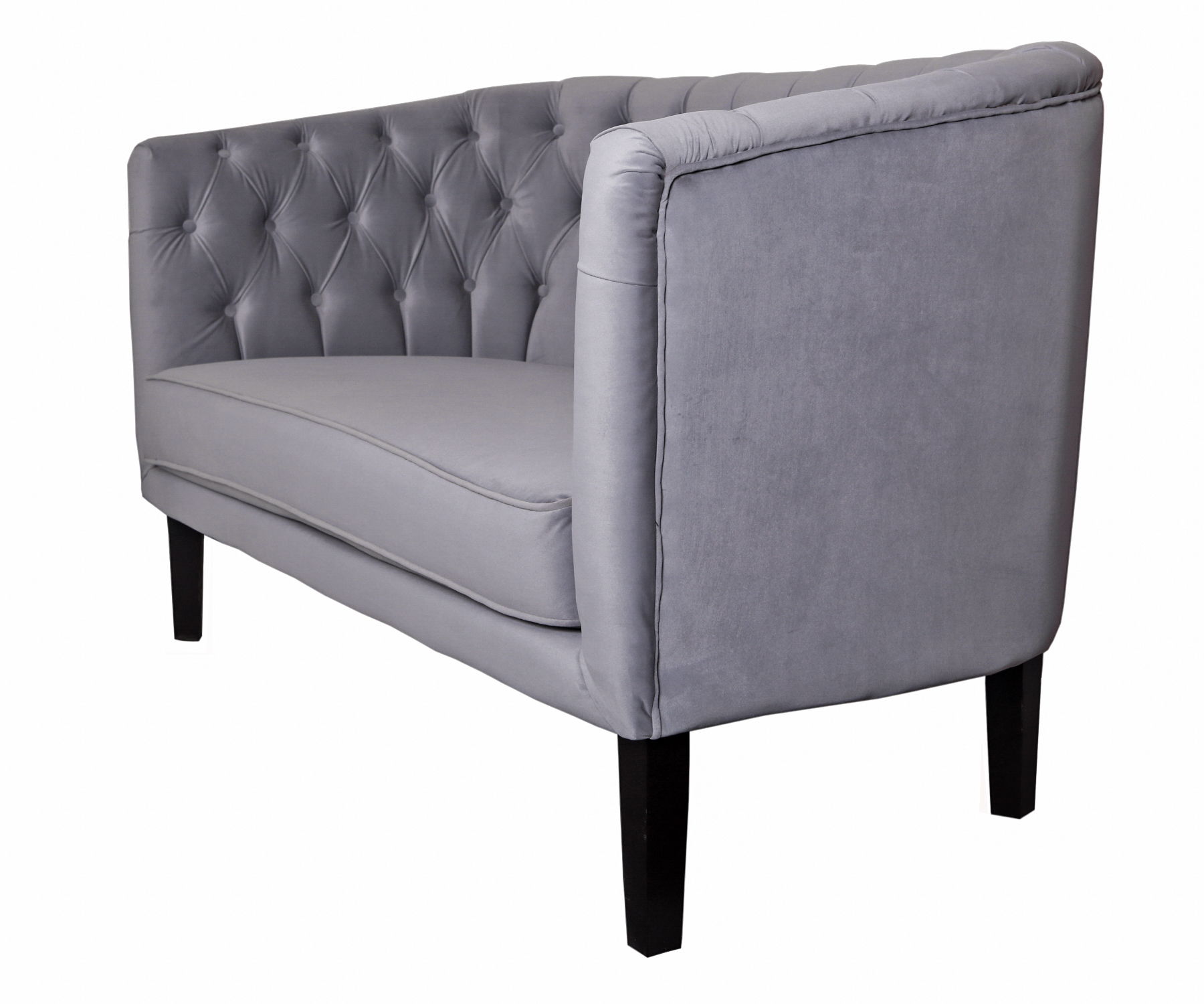 купить Прямой двухместный диван Harry серый