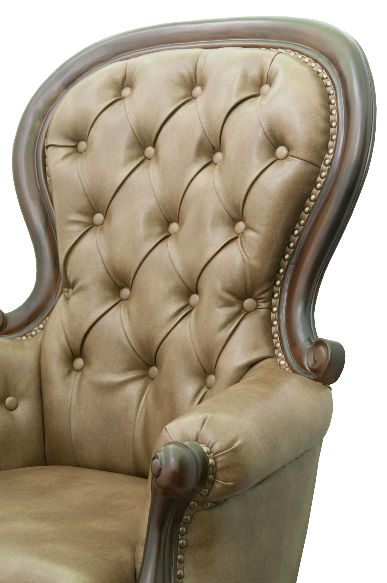 Классическое кресло Madre Brown в интерьере