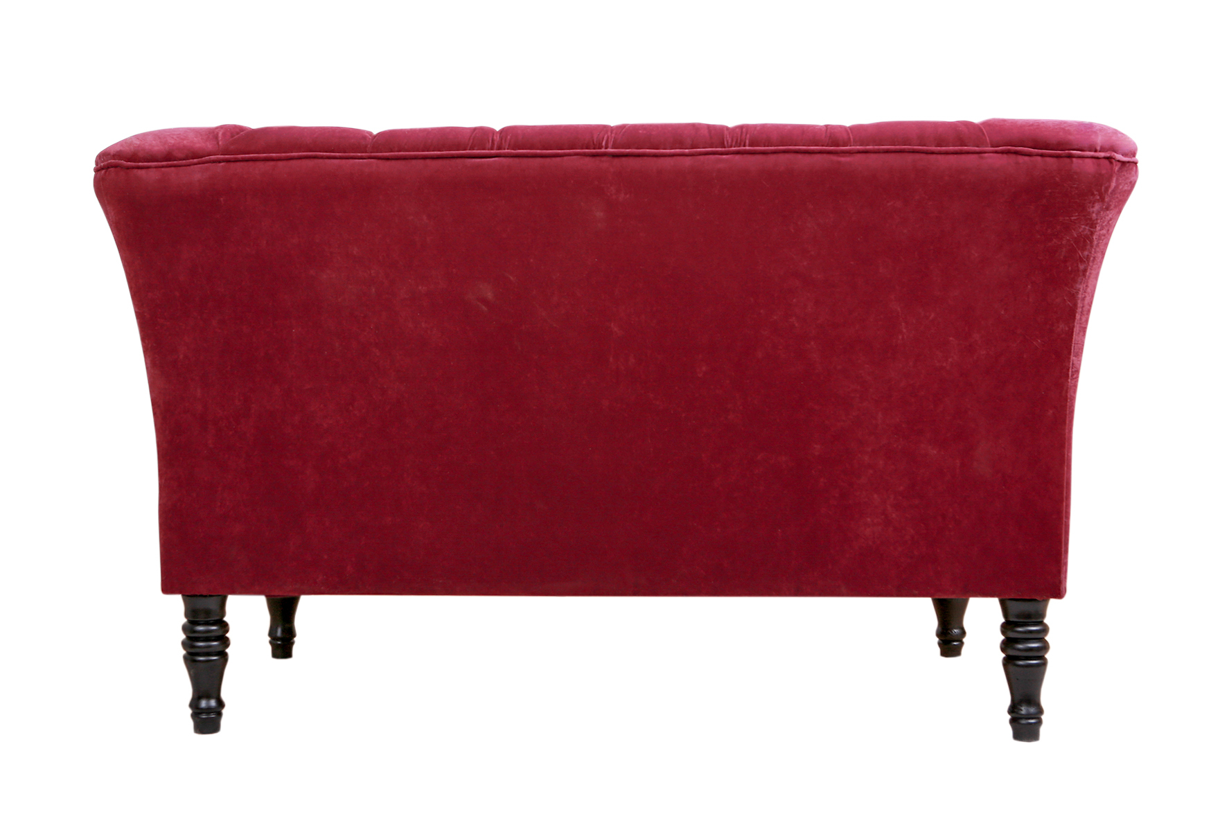 Прямой двухместный диван Dalena Vine красный в интернет-магазине