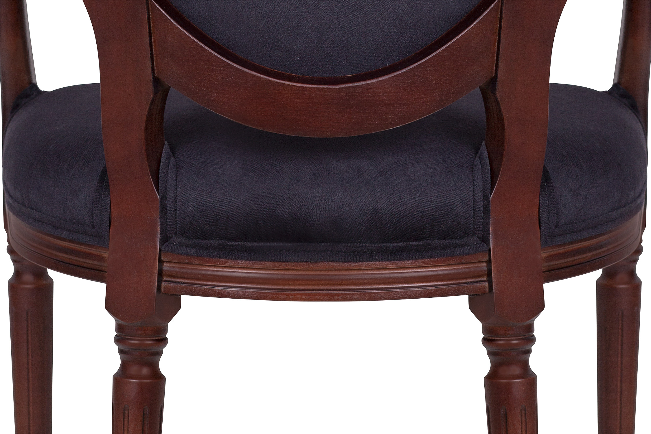 Мягкий стул с подлокотниками Delo Kora Arm Black в интерьере в Москве Мягкий стул с подлокотниками Delo Kora Arm Black в интерьере