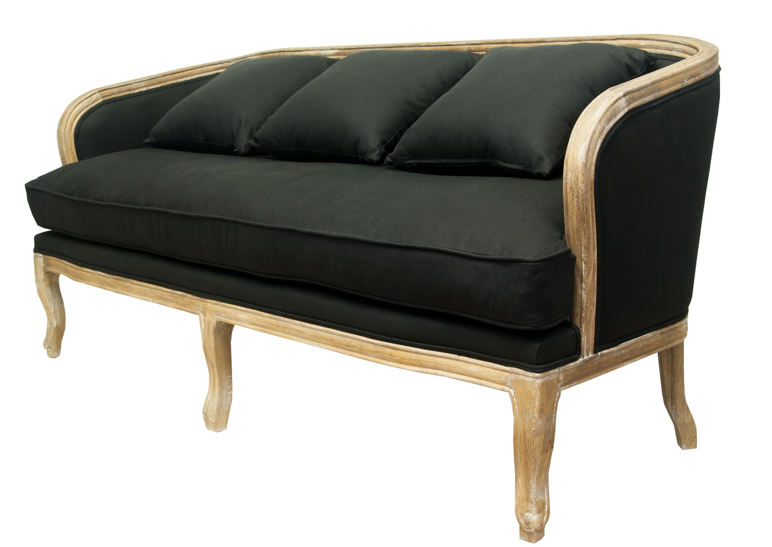 купить Диван ретро Nora голубой