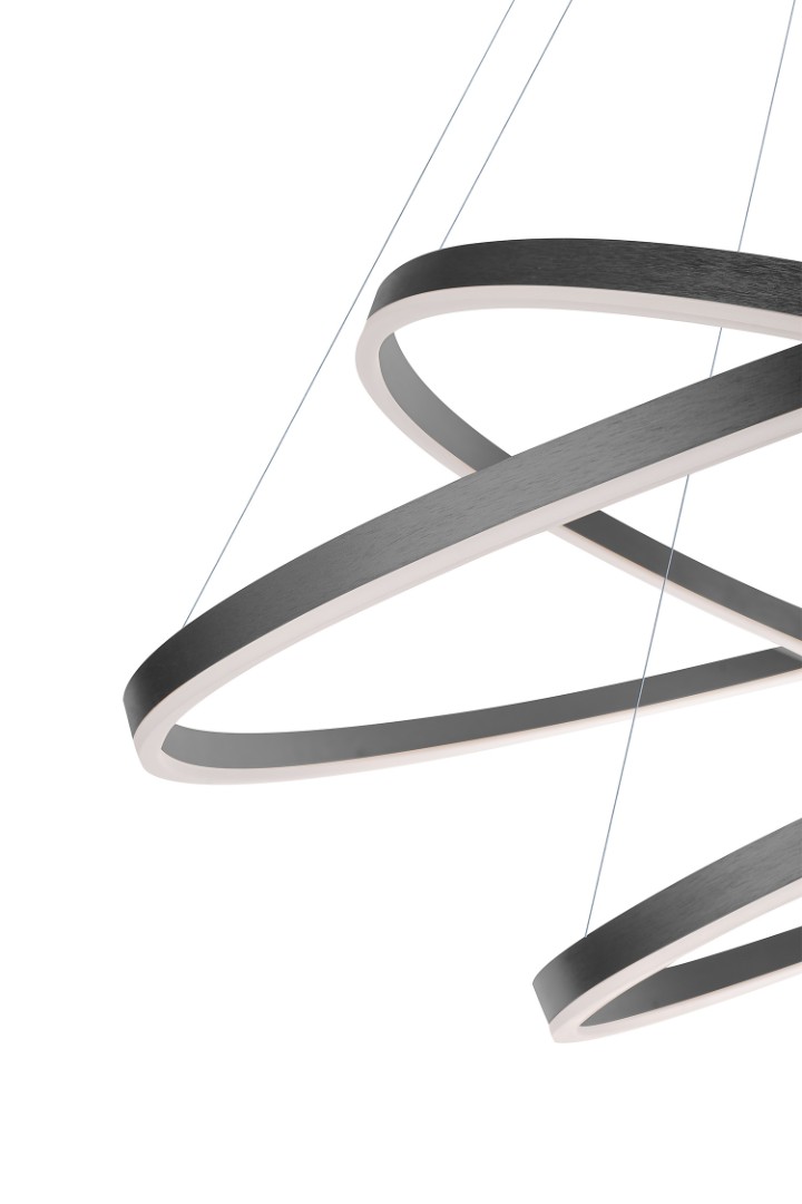 купить Люстра Orblaze 3 rings 800 black