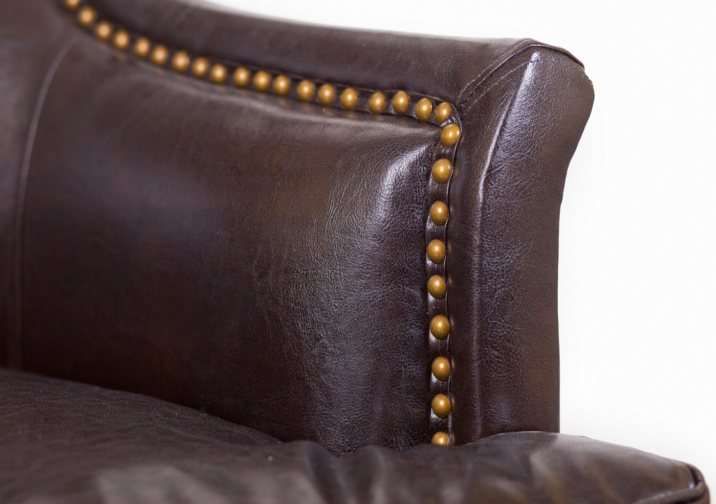 фото Кожаное кресло каминное Chester Brown