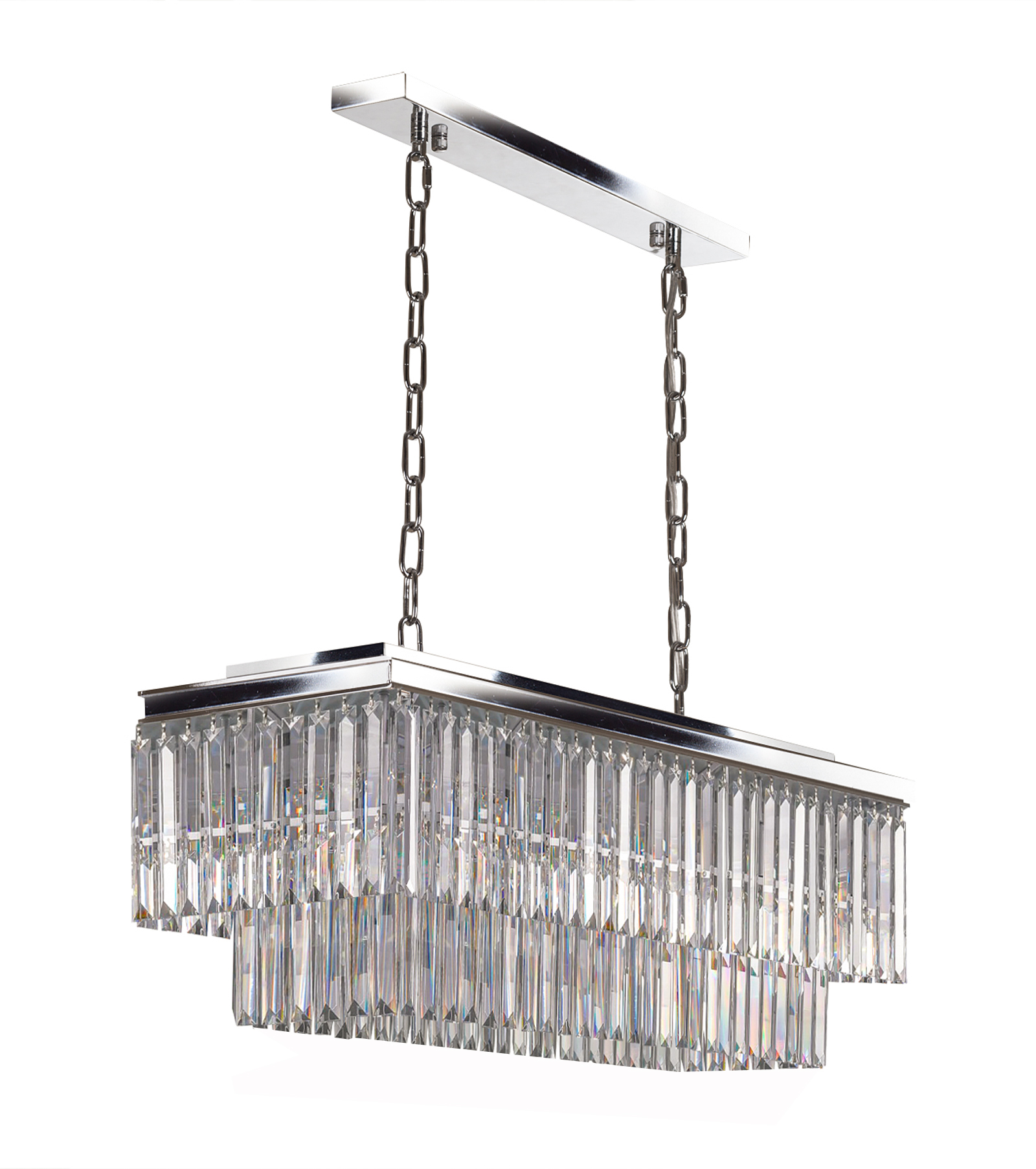 Люстра Odeon L80 Chrome в интерьере