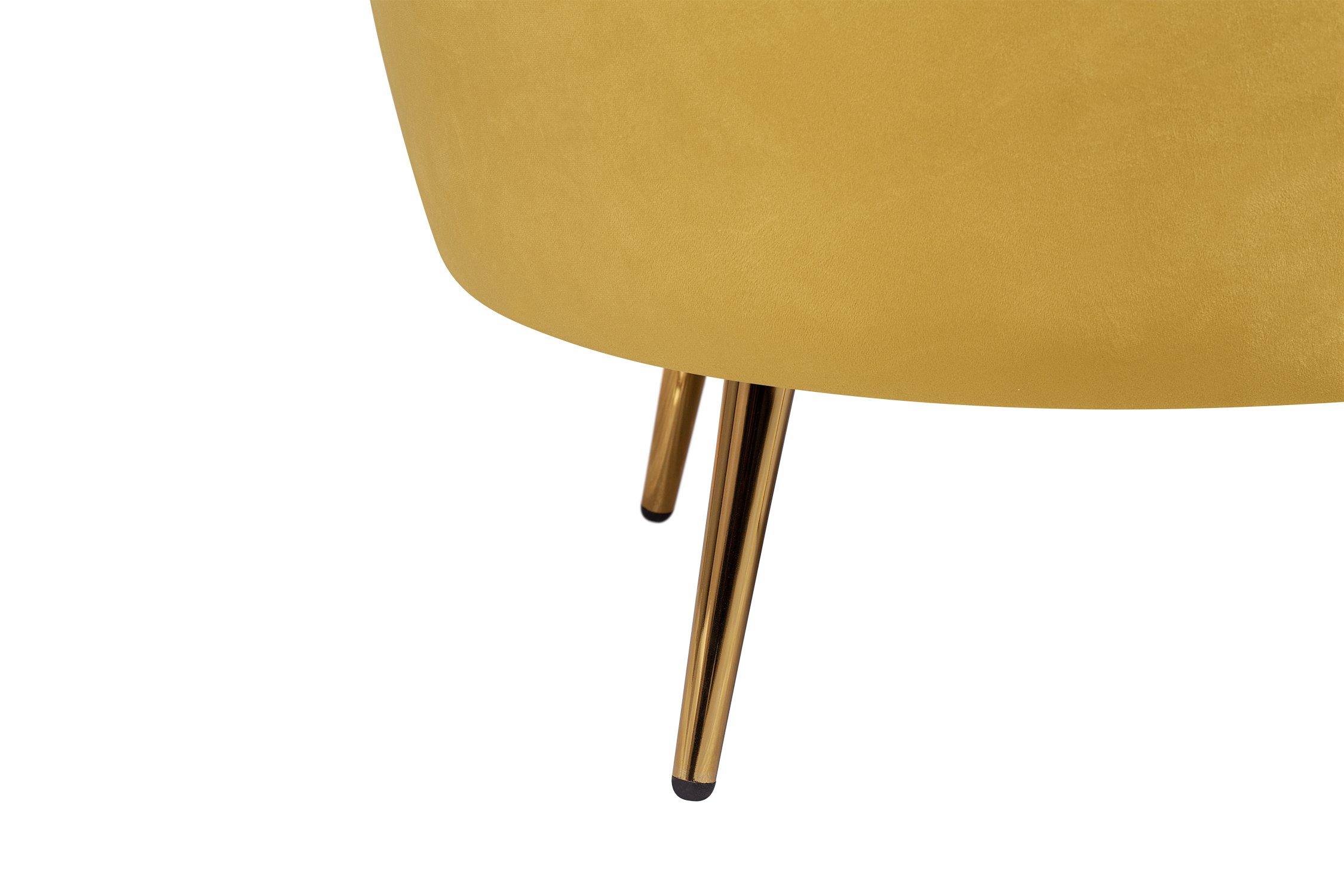 фото Низкое кресло ракушка Pearl Yellow в интерьере