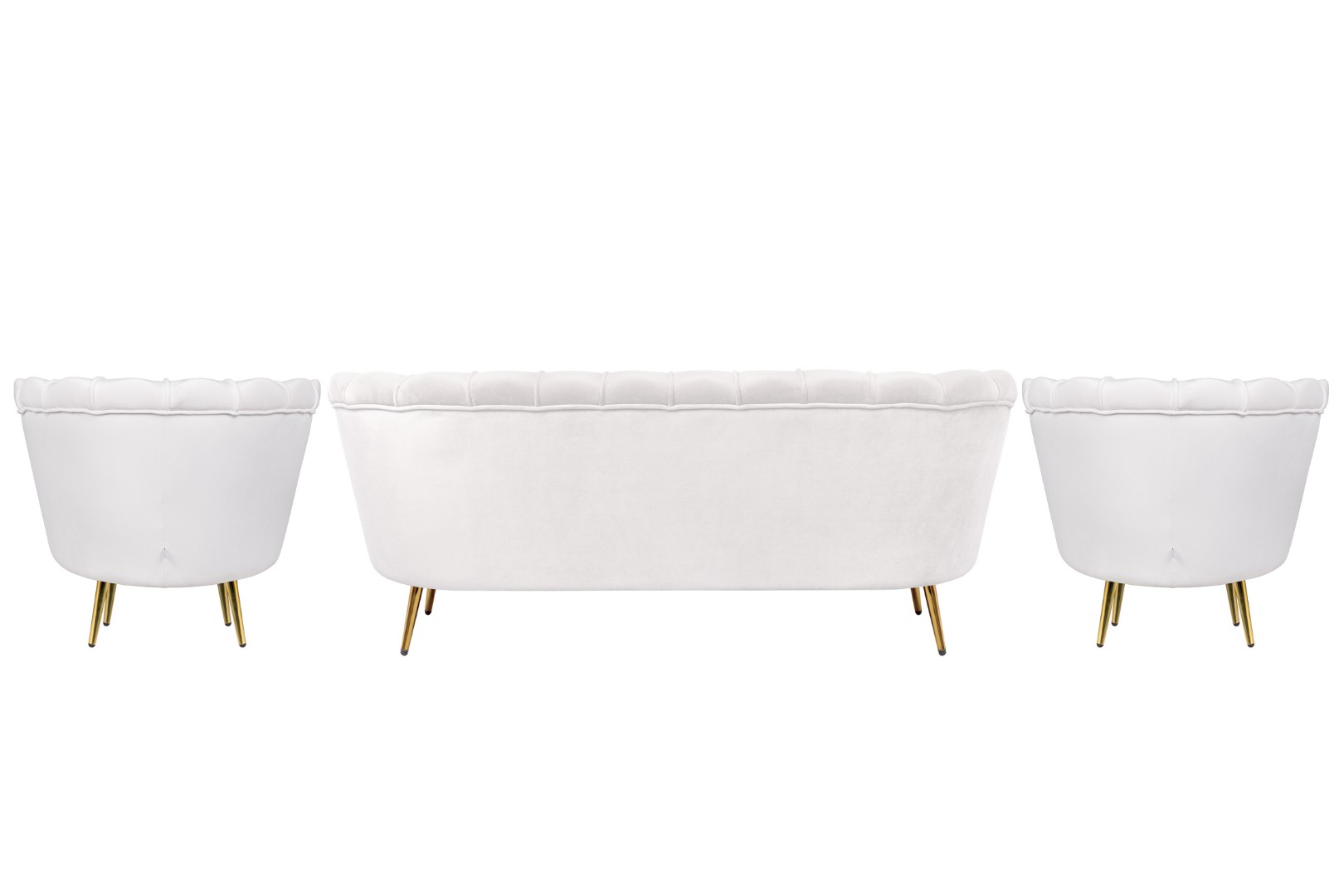 заказать Комплект кресел и дивана ракушка Pearl Triple Beige
