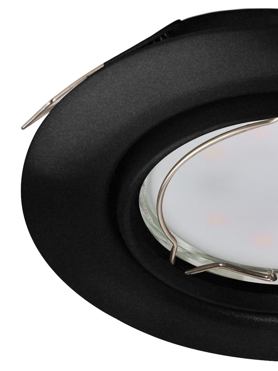 купить 900751 Встраиваемый светильник PENETO, 4,6W (GU10), ?87, сталь, черный