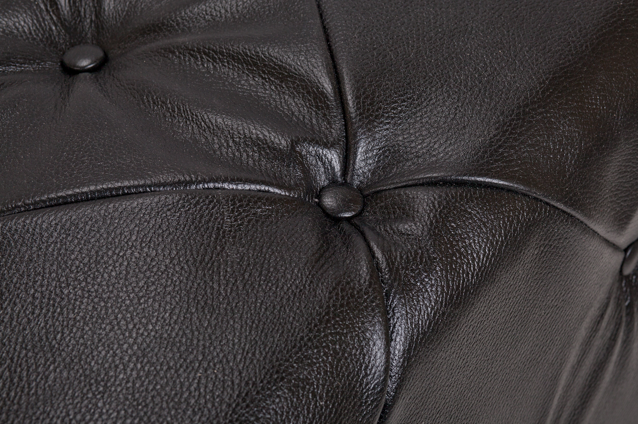 заказать Дизайнерский пуф Amrit Black Leather