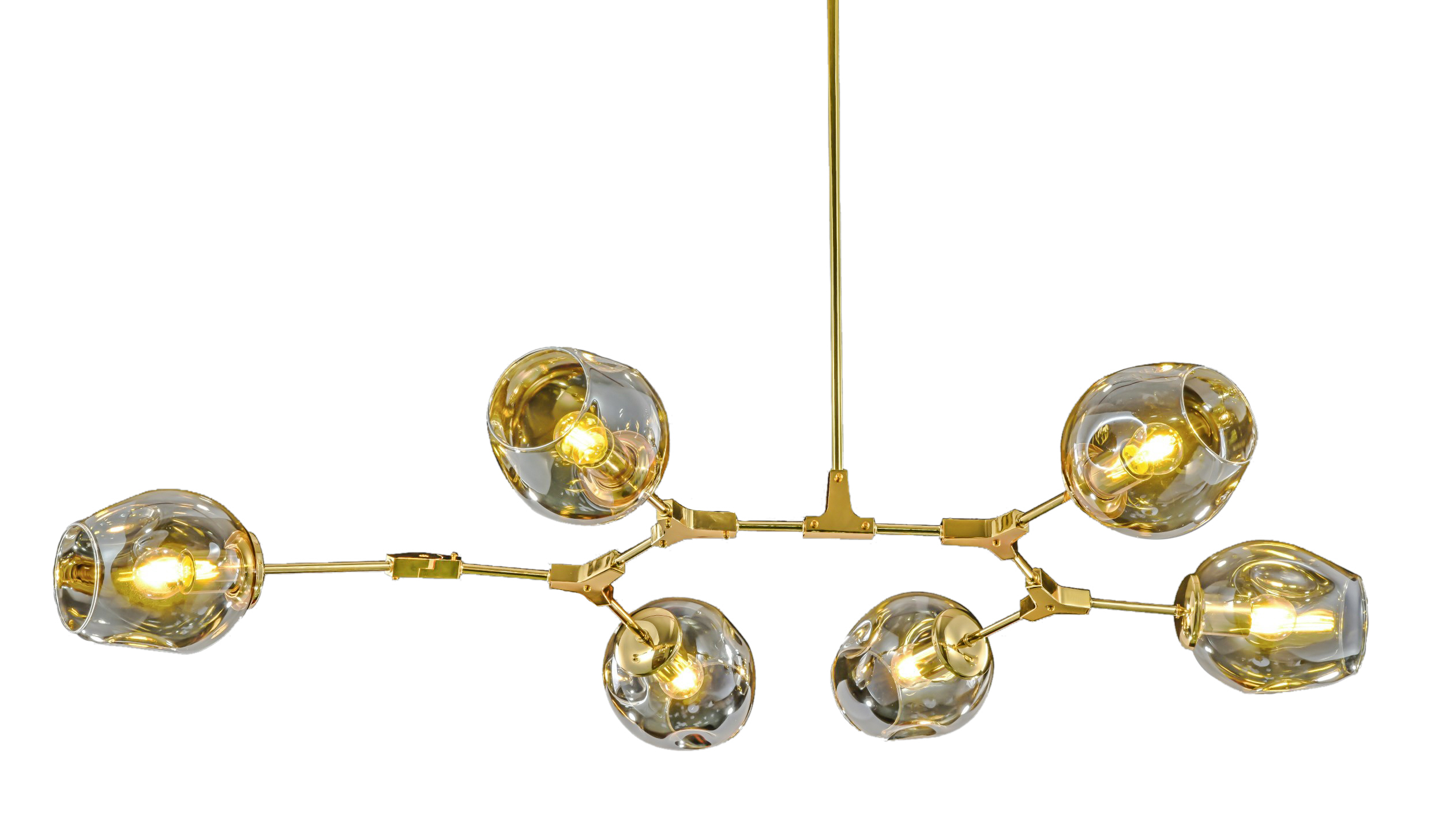 Люстра Branching 6 Gold в интерьере