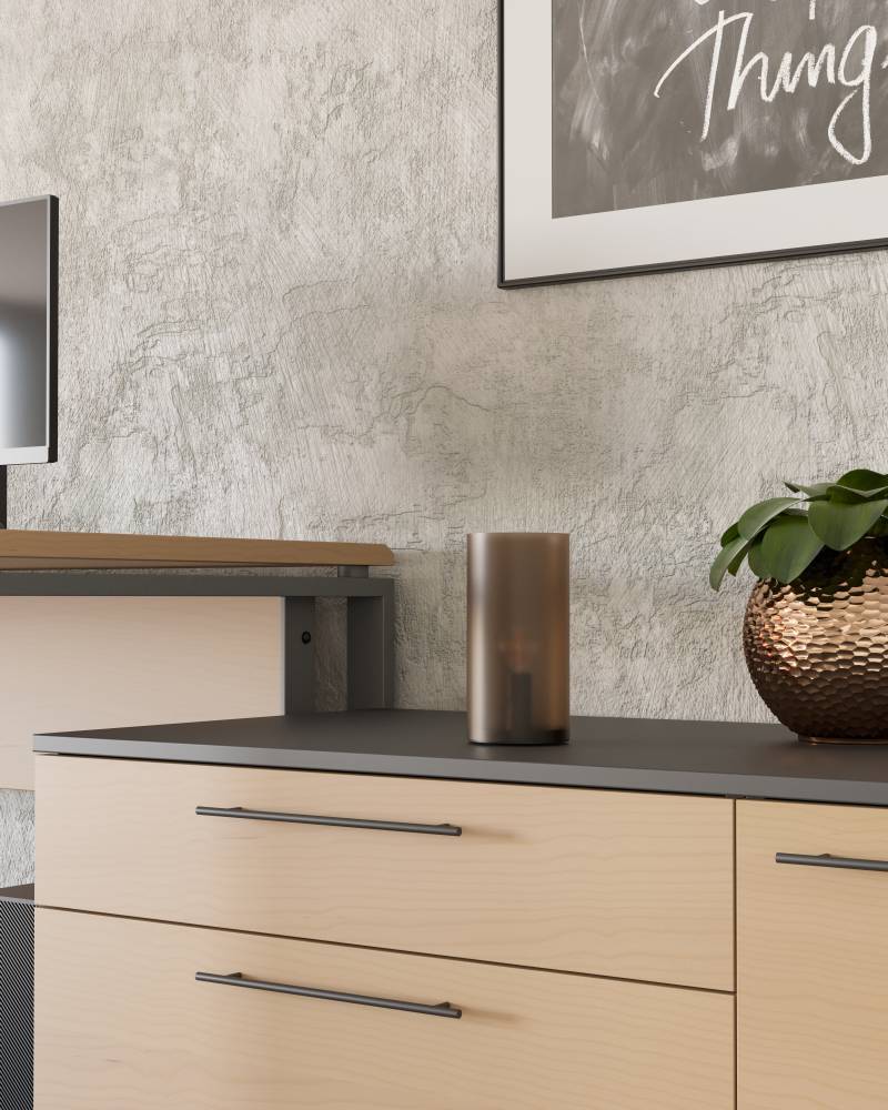 купить 901067 Настольная лампа GEO, 1х40W (E14), ?100, H600, стекло, пластик, песочный