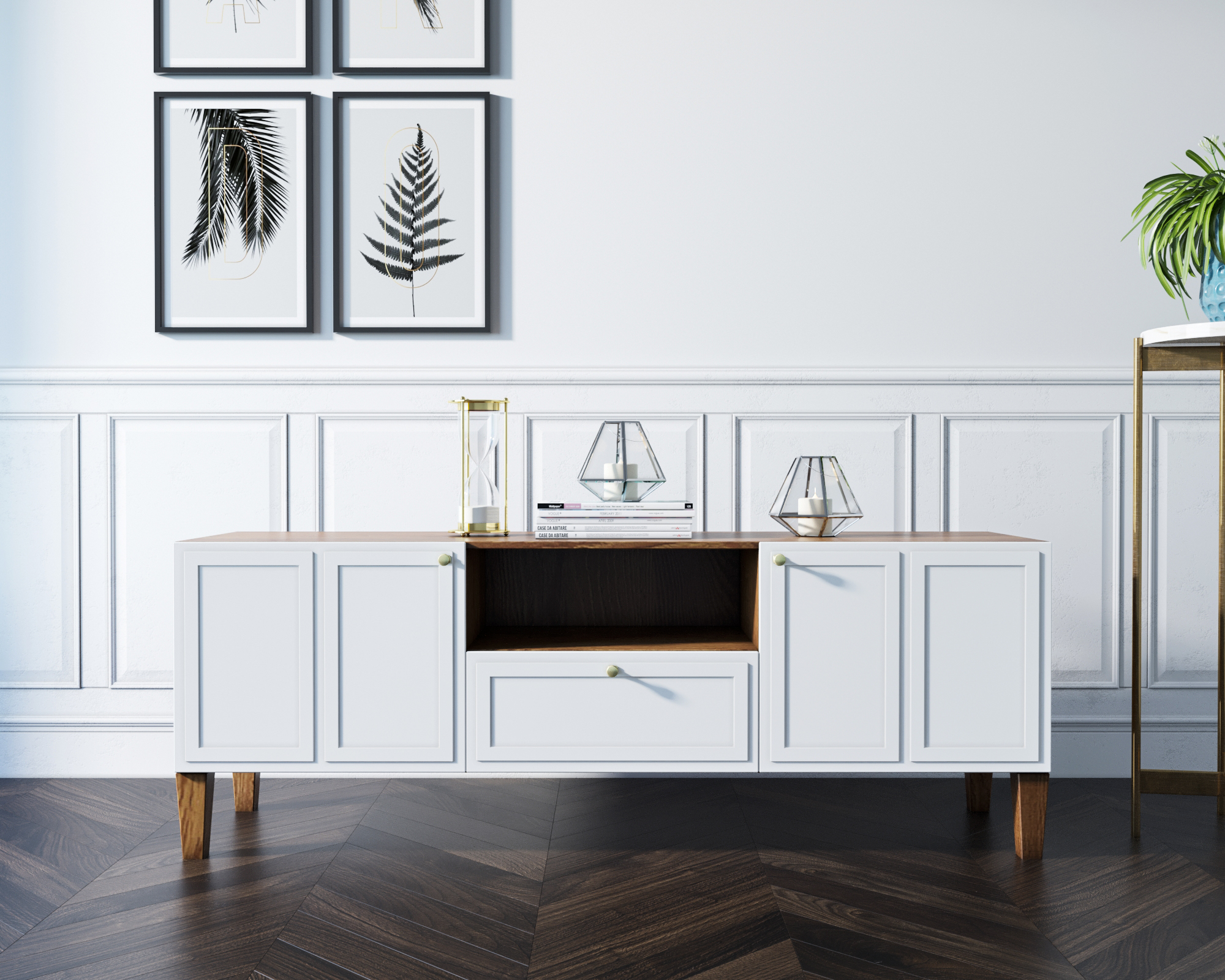 Комод под TV "Andersen" арт AN15WH в интернет-магазине в Москве Комод под TV "Andersen" арт AN15WH в интернет-магазине