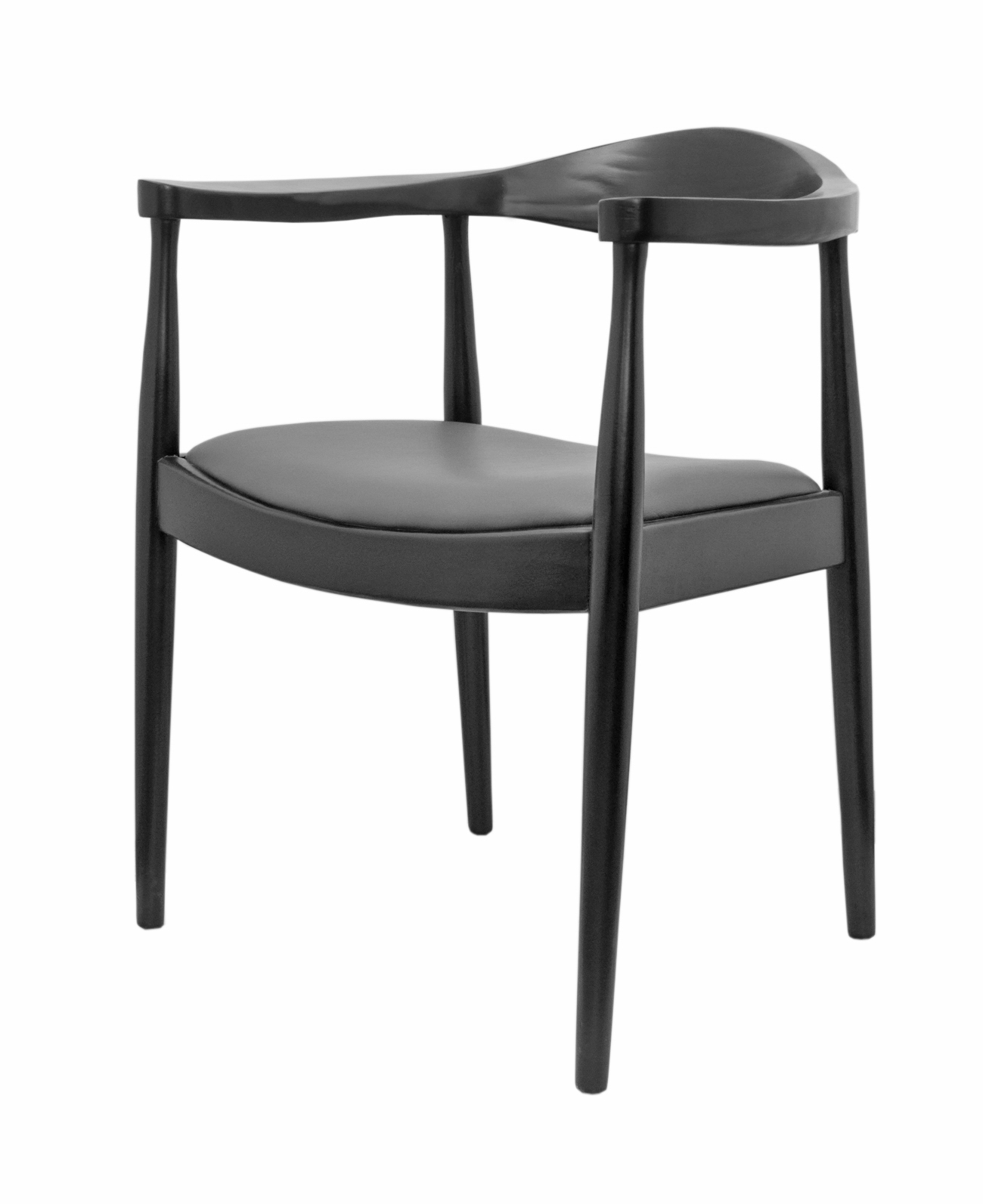 Мягкий стул с подлокотниками Carlo Black в интернет-магазине в Москве Мягкий стул с подлокотниками Carlo Black в интернет-магазине