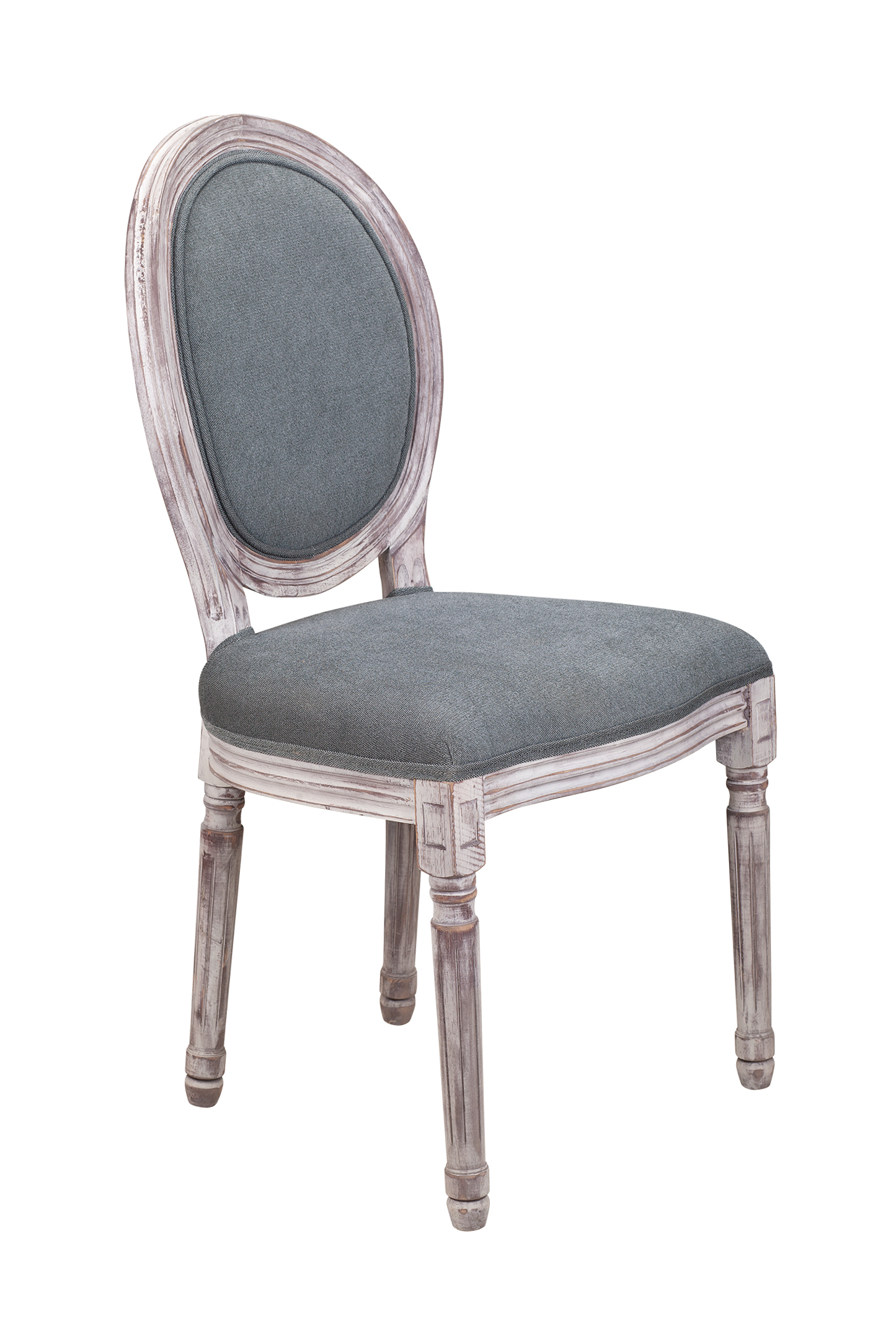 купить Дизайнерский обеденный стул модерн Volker Old Grey V2 в Москве купить Дизайнерский обеденный стул модерн Volker Old Grey V2