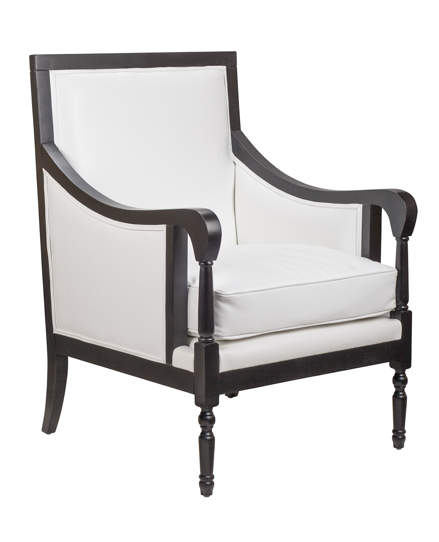 купить Классическое американское кресло Colin White Leather в Москве купить Классическое американское кресло Colin White Leather