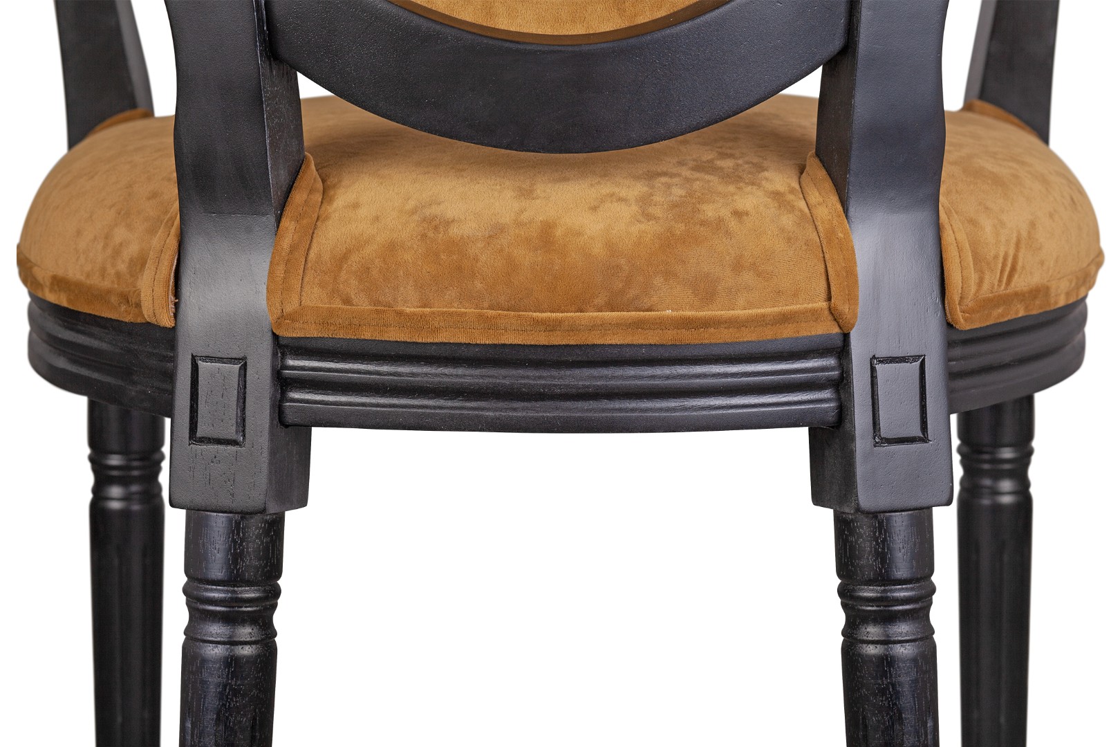 фото Мягкий стул с подлокотниками Volker Arm Orange в интерьере