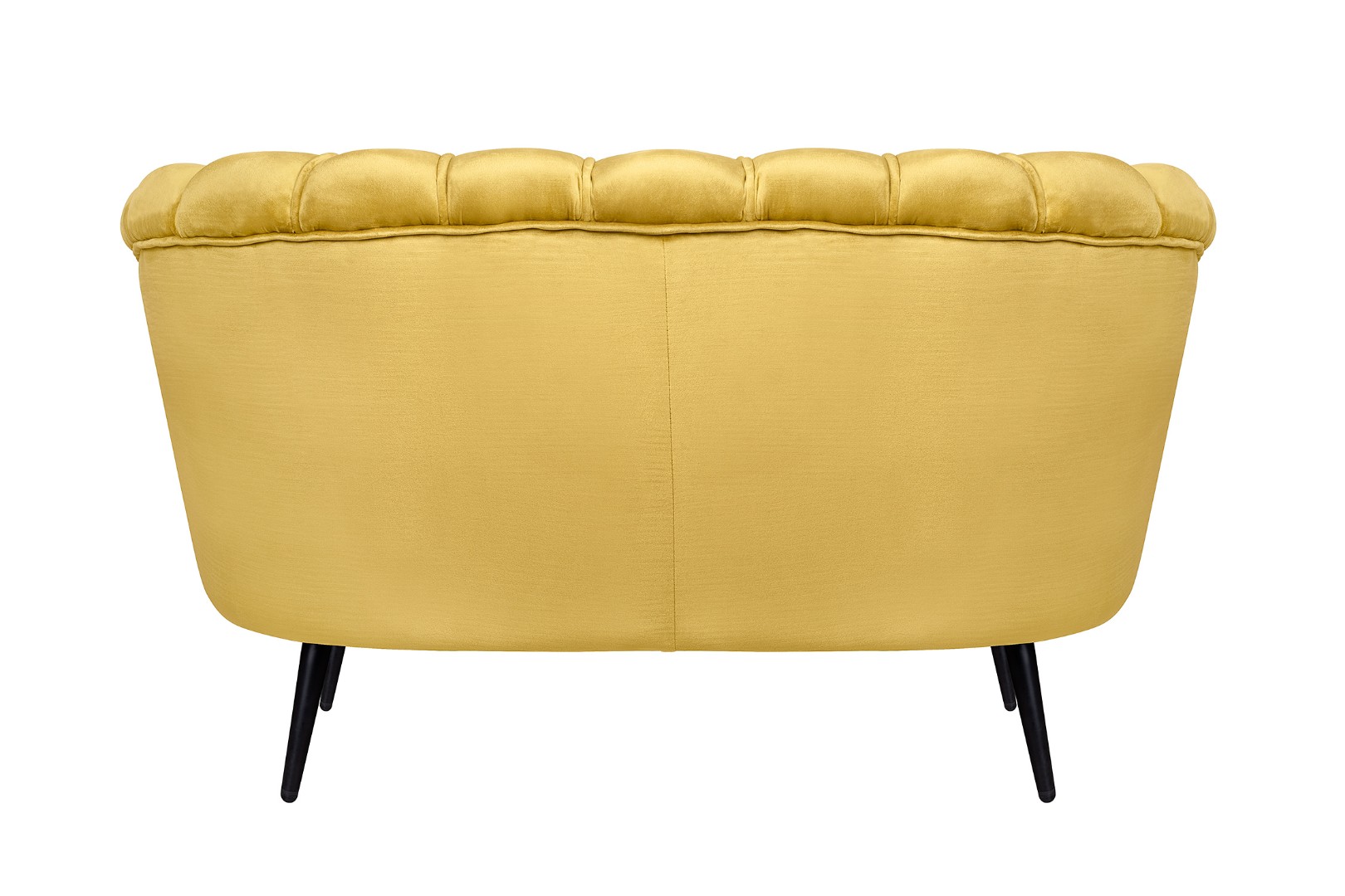 Дизайнерский диван Pearl Double Yellow на черных ножках в интернет-магазине