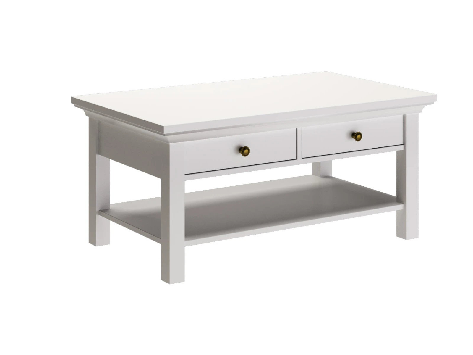 купить Стол журнальный Reina с выдвижными ящиками Белый