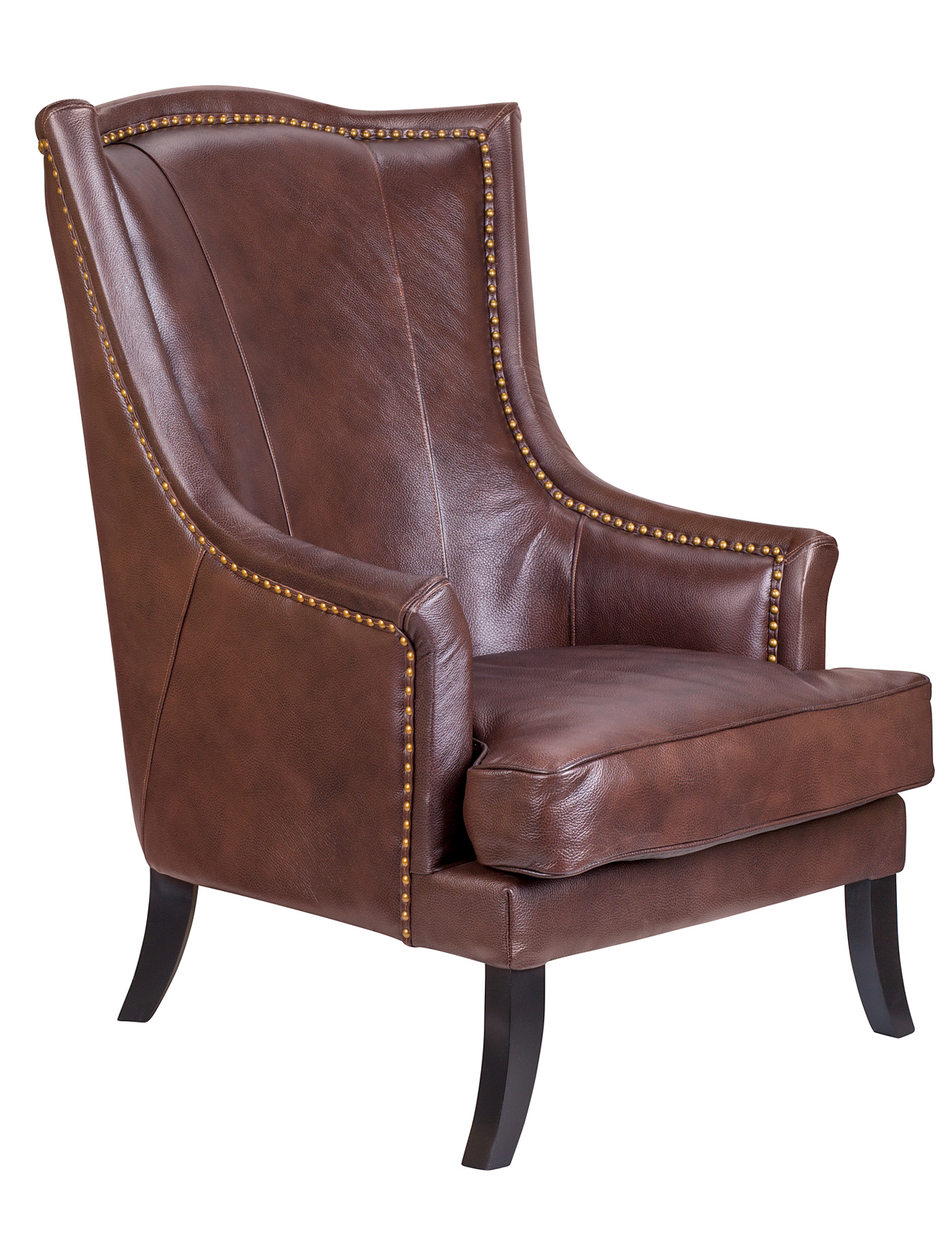 купить Кожаное кресло коричневое Chester Leather
